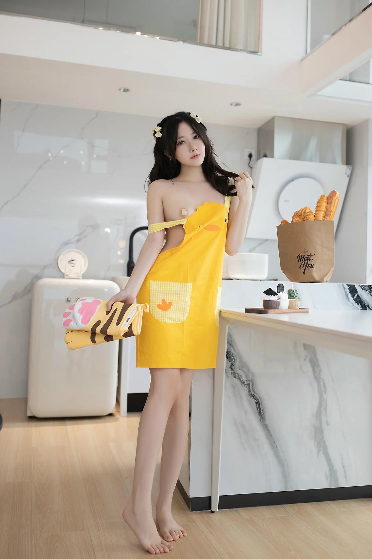 XiuRen 秀人 No.N401 鱼子酱Fish睡裙俏皮女仆 - 8
