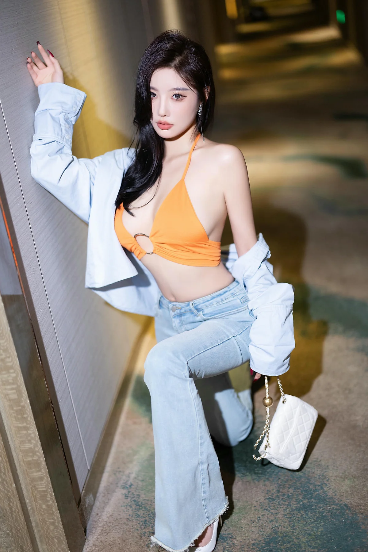 XiuRen 秀人 No.N407 杨晨晨性感美腿紧身牛仔 - 8