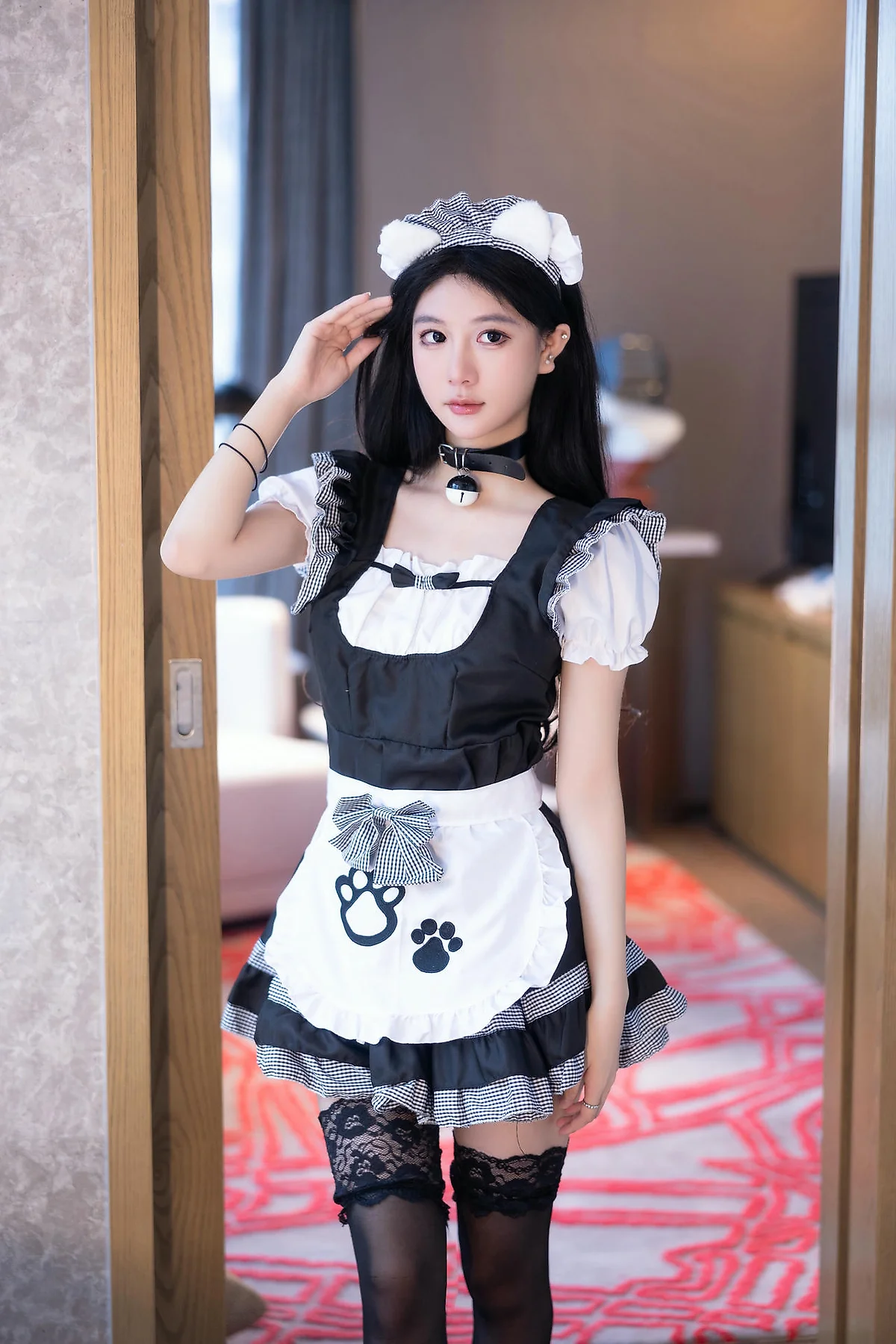 XiuRen 秀人 No.N416 谢小蒽翘臀女仆制服 - 8