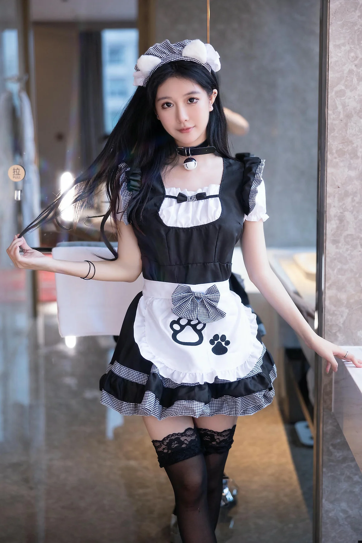 XiuRen 秀人 No.N416 谢小蒽翘臀女仆制服 - 10
