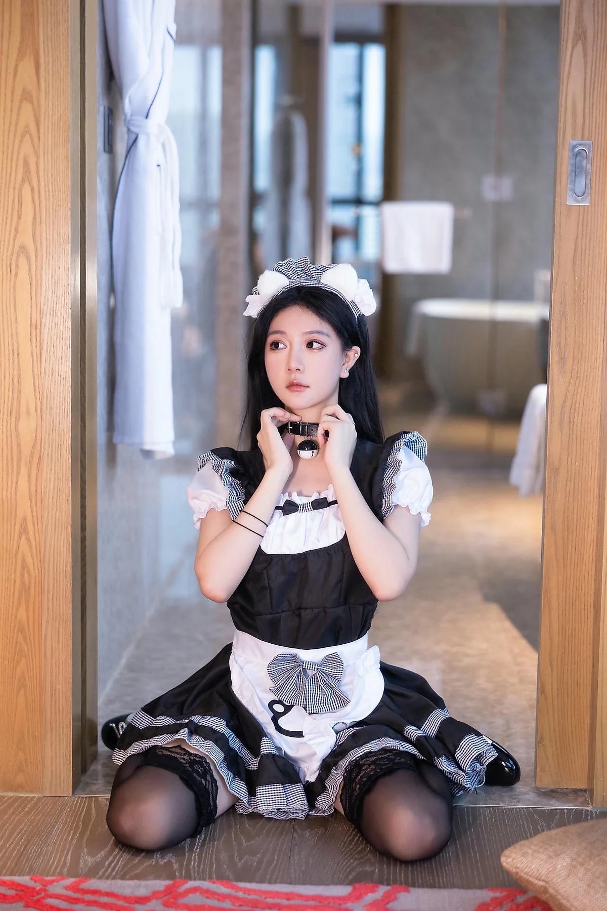 XiuRen 秀人 No.N416 谢小蒽翘臀女仆制服 - 3