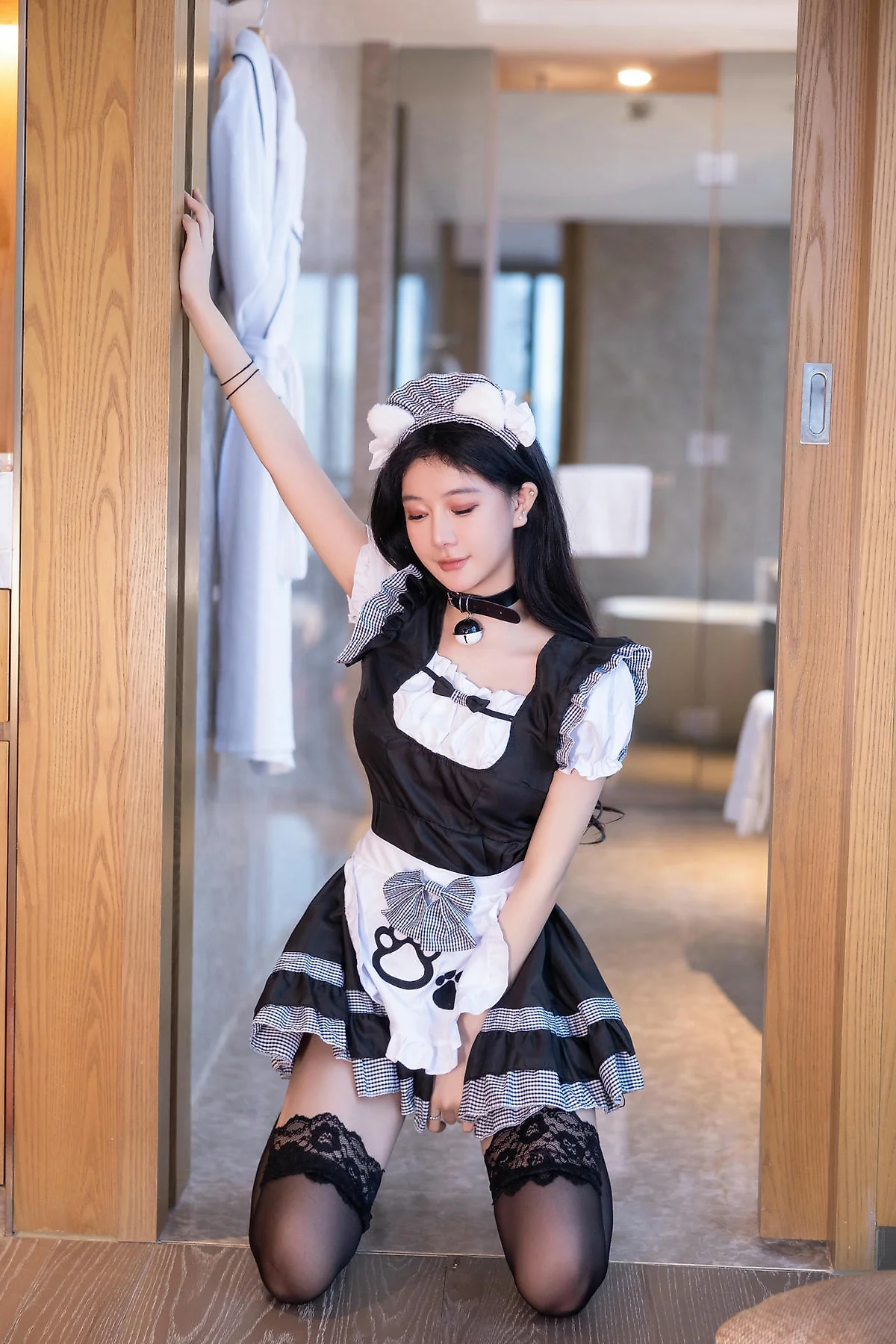 XiuRen 秀人 No.N416 谢小蒽翘臀女仆制服 - 5