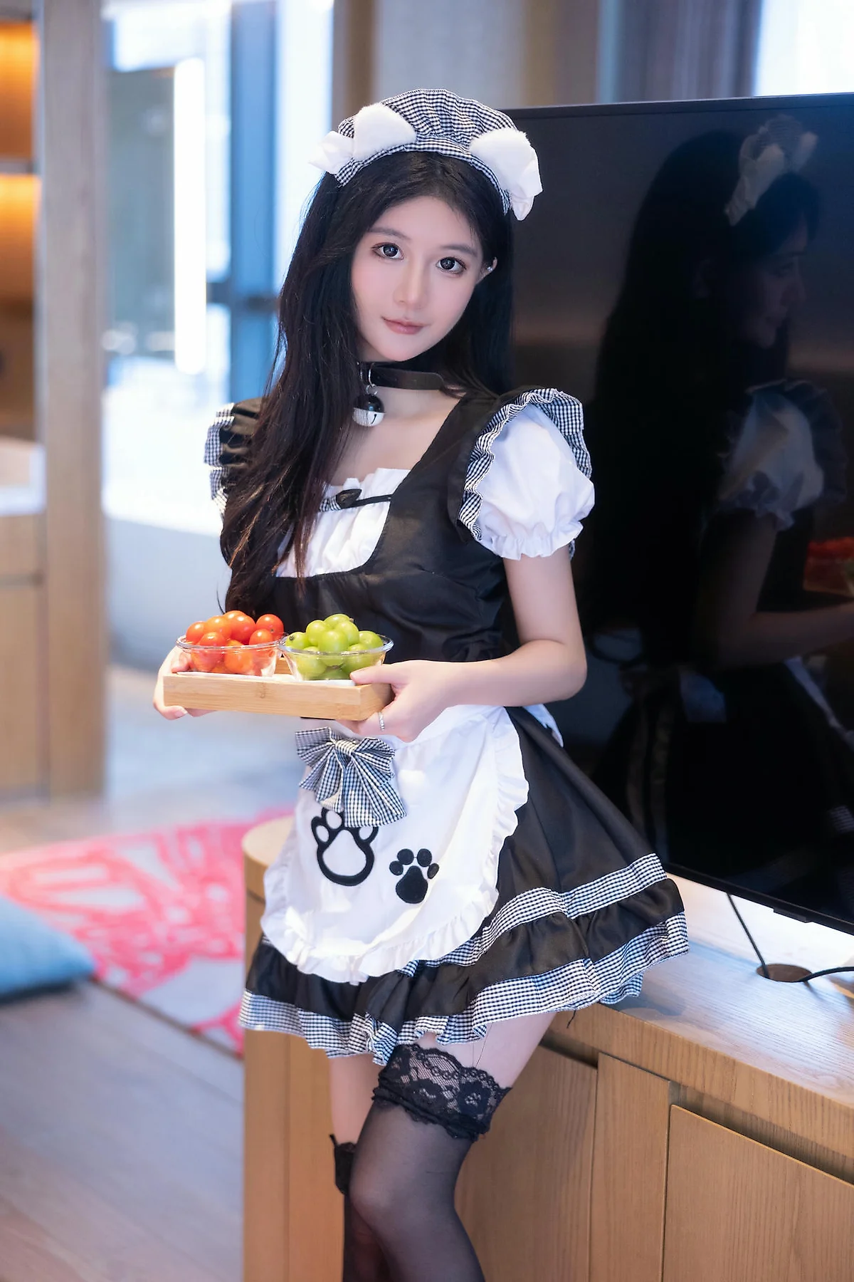 XiuRen 秀人 No.N416 谢小蒽翘臀女仆制服 - 1