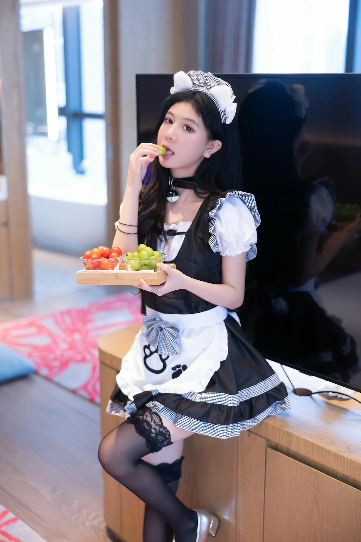 XiuRen 秀人 No.N416 谢小蒽翘臀女仆制服 - 2