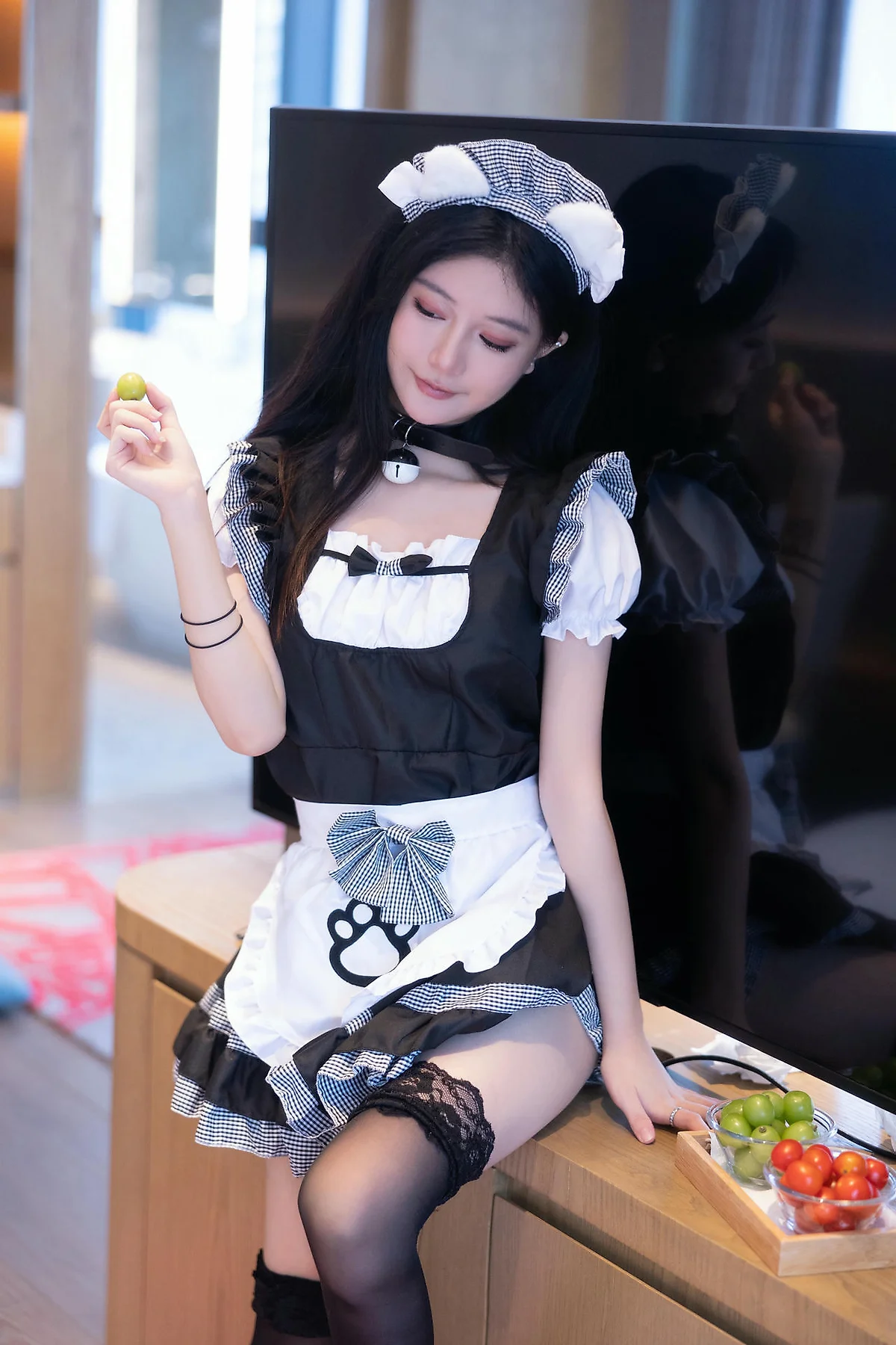 XiuRen 秀人 No.N416 谢小蒽翘臀女仆制服 - 5
