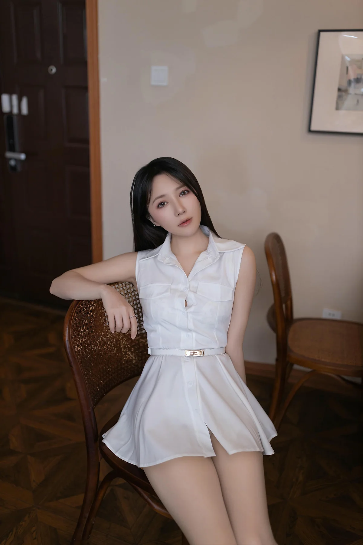XiuRen 秀人 No.N420 鱼子酱Fish白色连衣裙女神写真 - 4