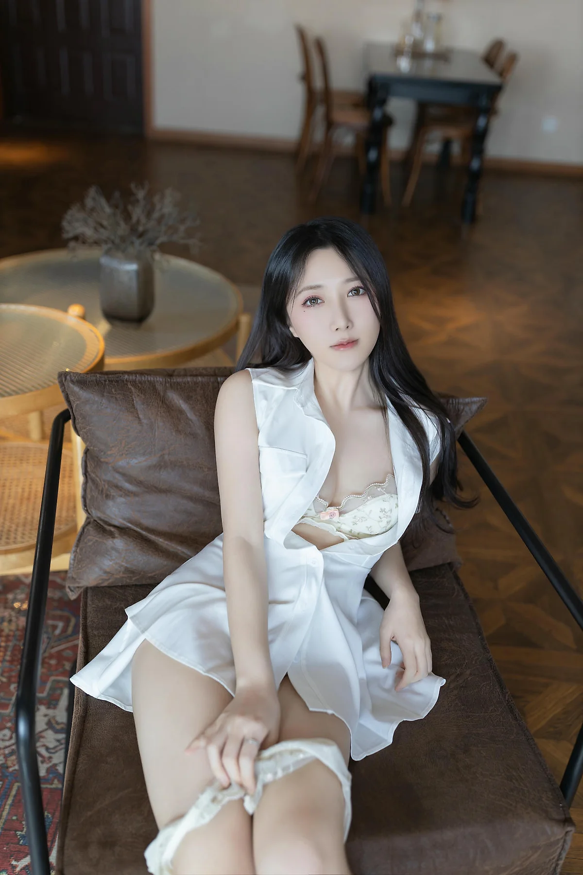 XiuRen 秀人 No.N420 鱼子酱Fish白色连衣裙女神写真 - 2