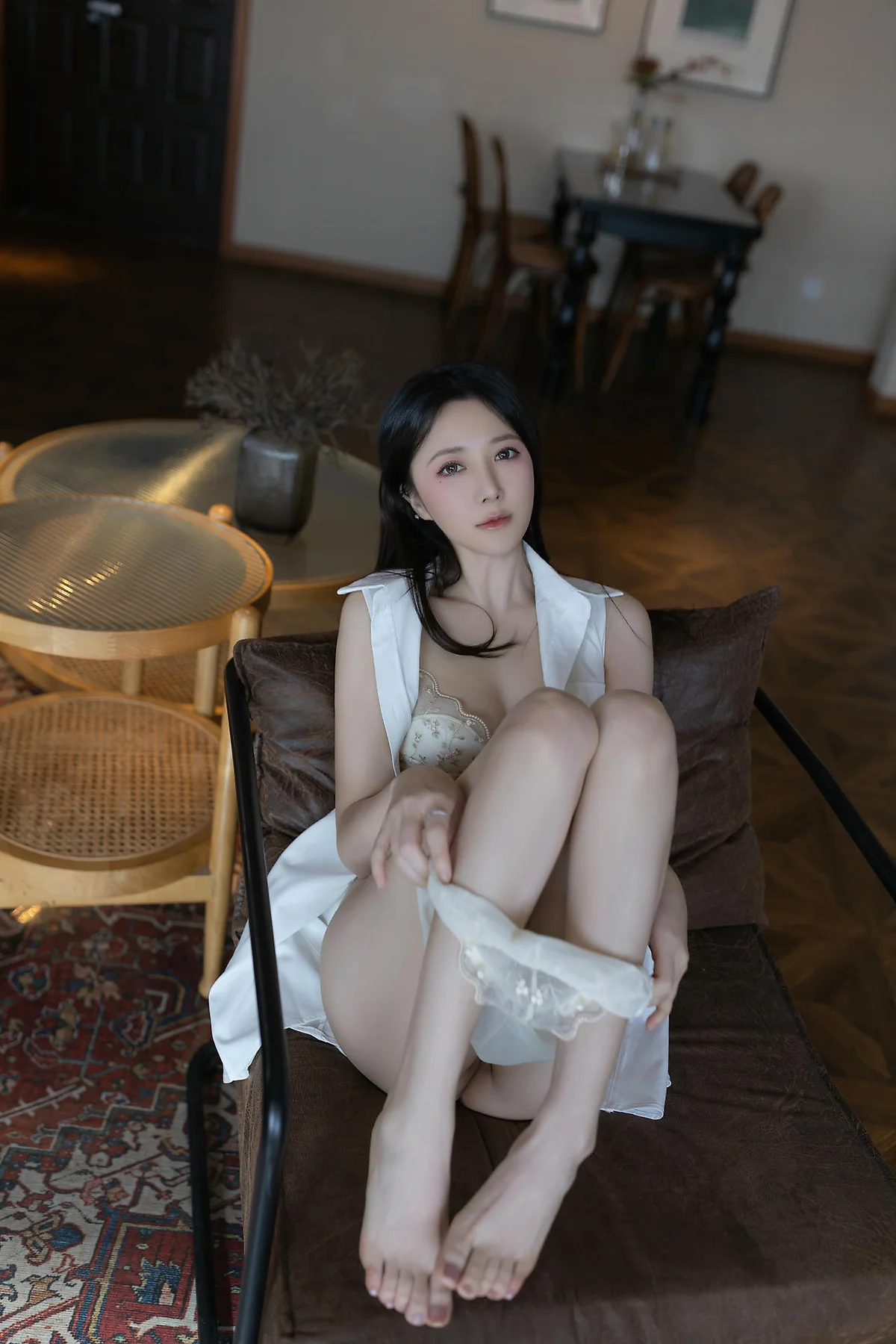 XiuRen 秀人 No.N420 鱼子酱Fish白色连衣裙女神写真 - 7