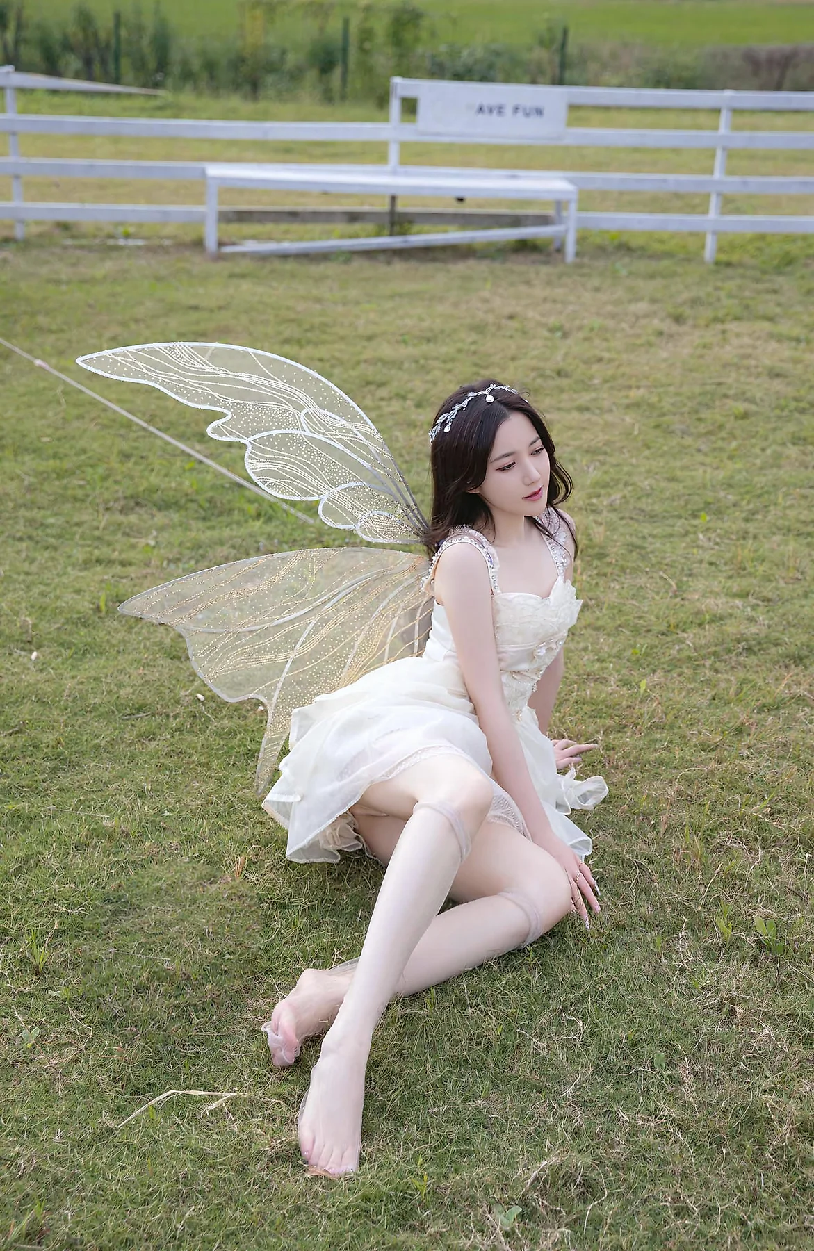 XiuRen 秀人 No.N421 鱼子酱Fish户外精灵仙女写真 - 4