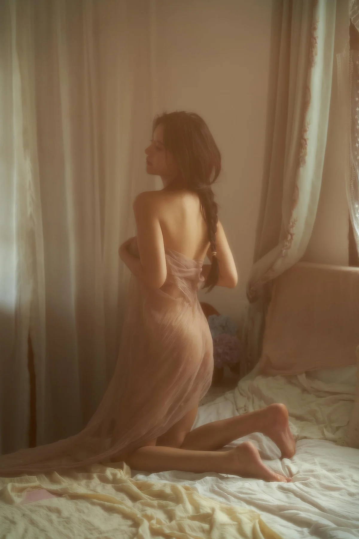 XiuRen 秀人 No.N422 就是阿朱啊复古写真香肩美女 - 3