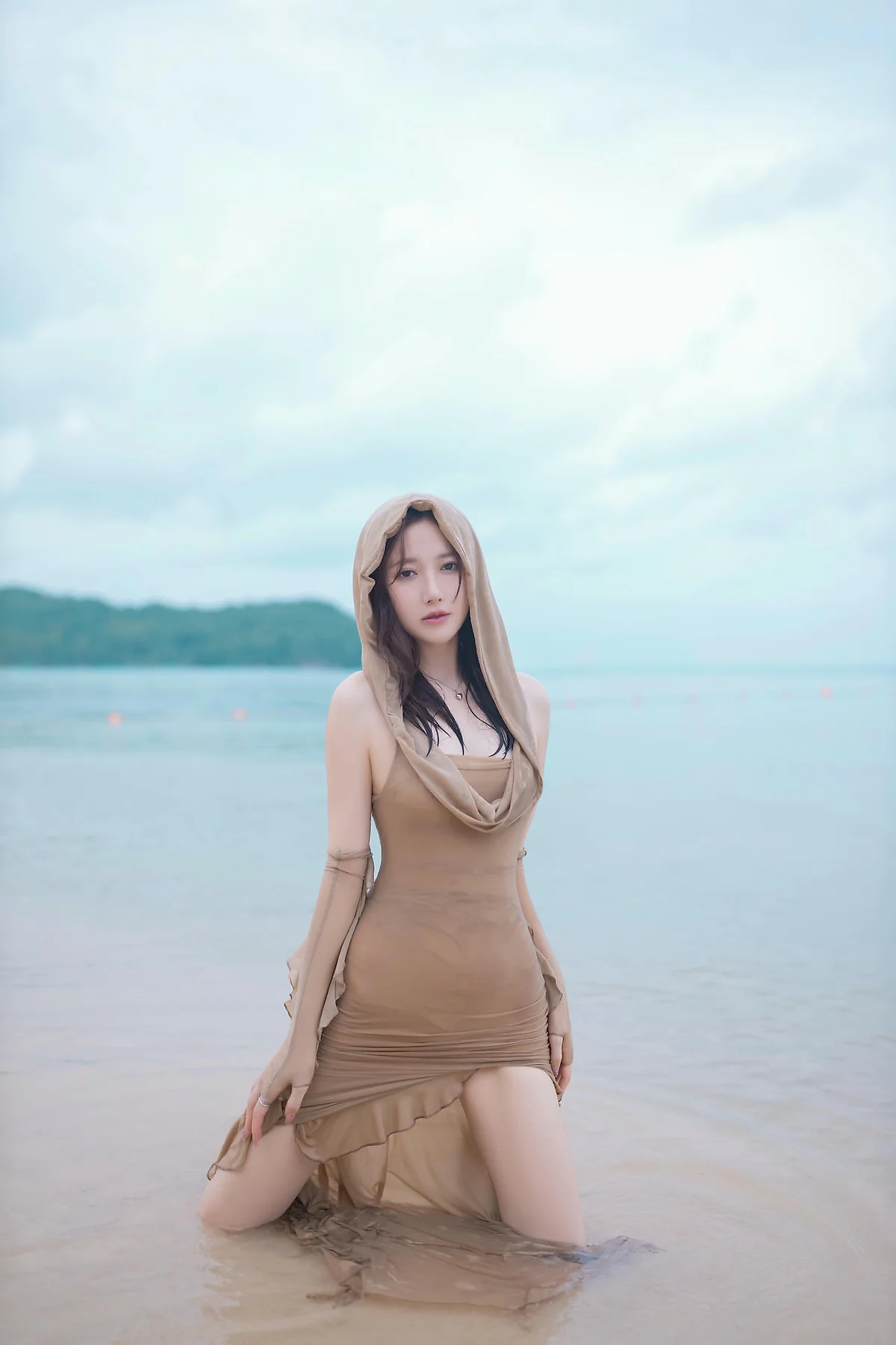 XiuRen 秀人 No.N437 鱼子酱Fish户外旅拍海滩湿身写真 - 2