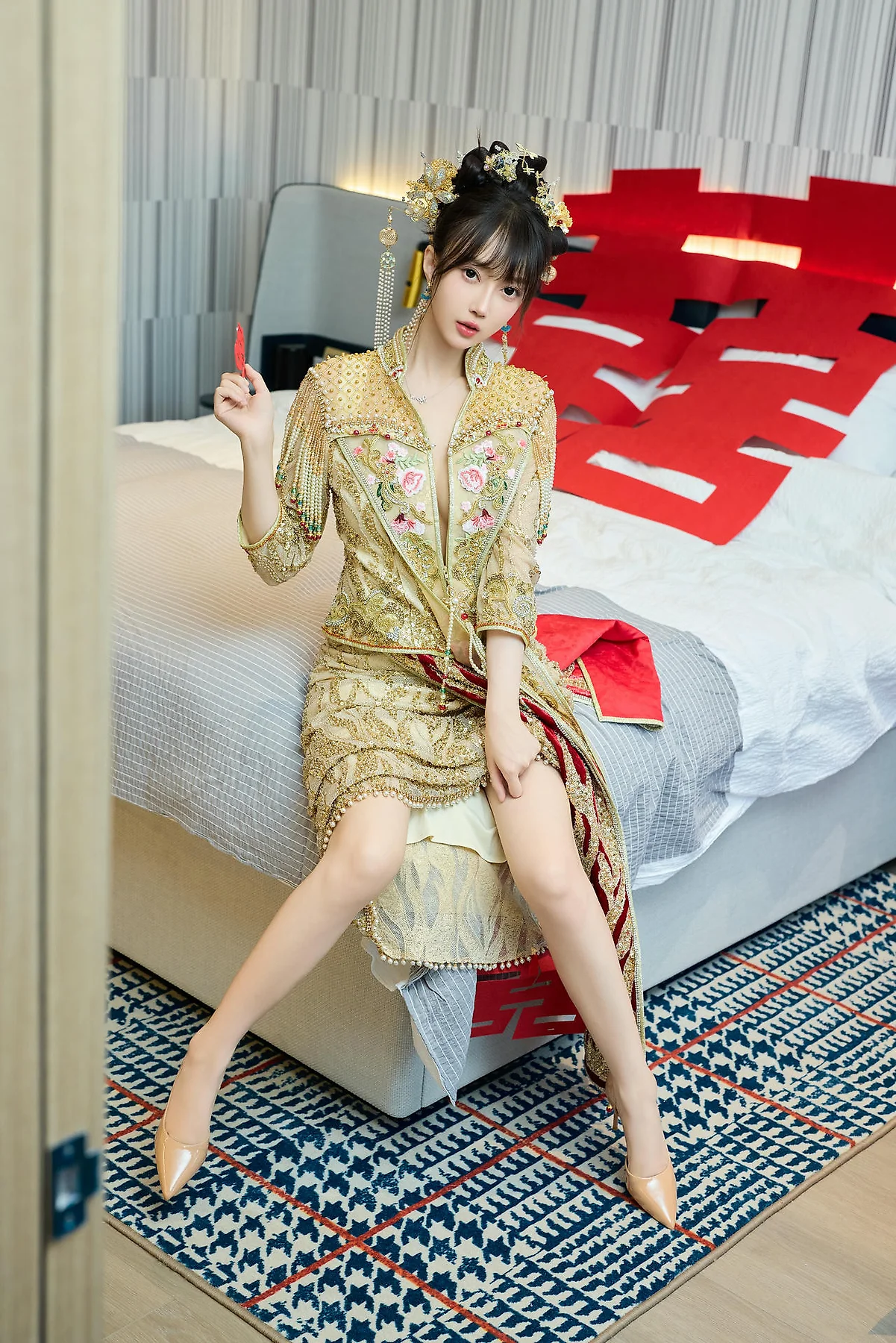 XiuRen 秀人 No.N447 玥儿玥性感秀禾服 - 1