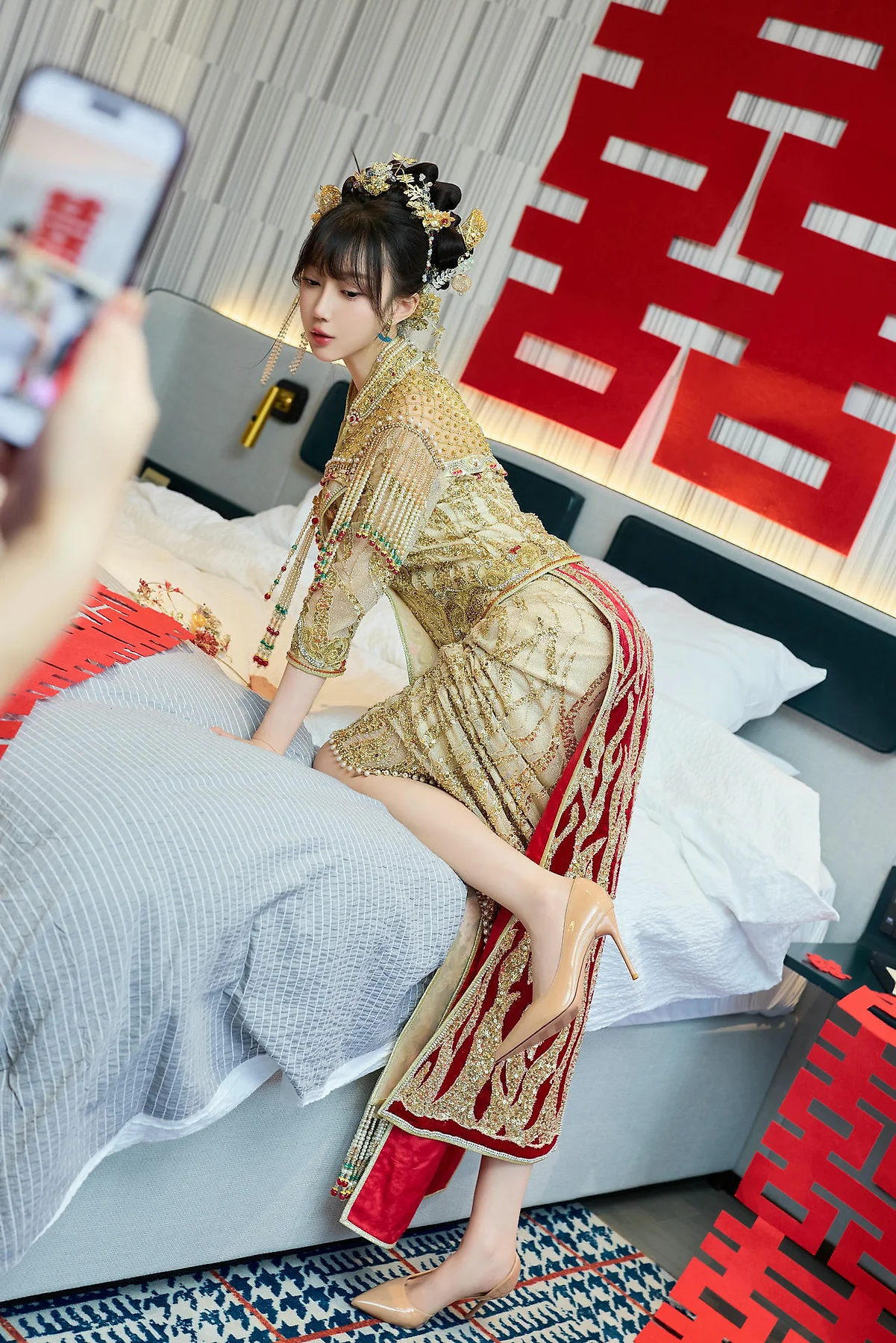 XiuRen 秀人 No.N447 玥儿玥性感秀禾服 - 3