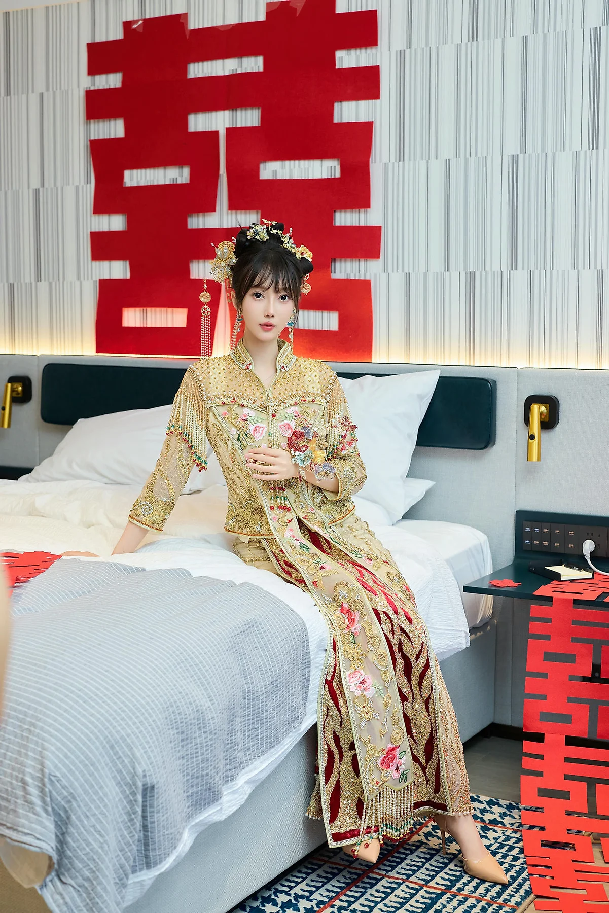 XiuRen 秀人 No.N447 玥儿玥性感秀禾服 - 8