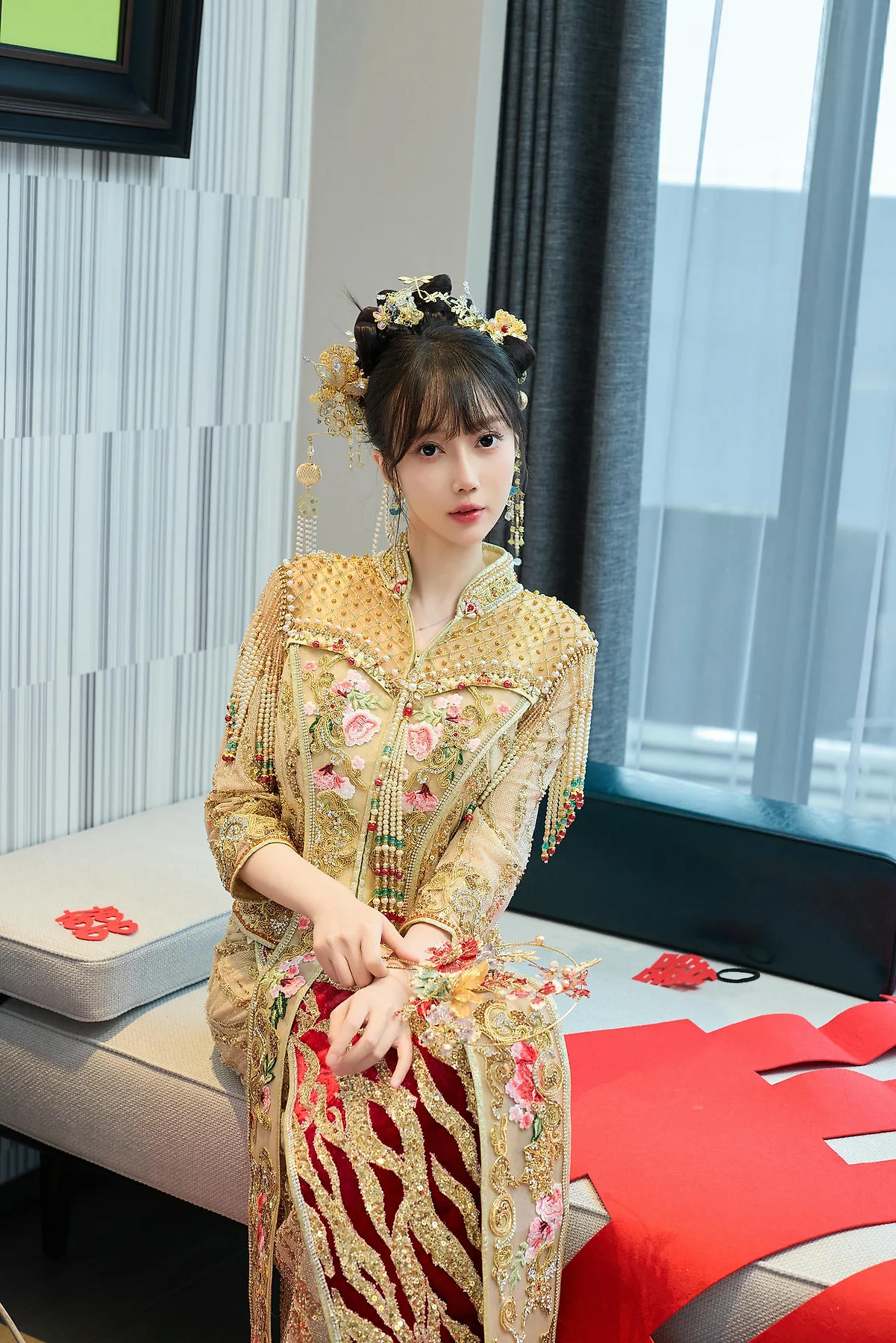 XiuRen 秀人 No.N447 玥儿玥性感秀禾服 - 3