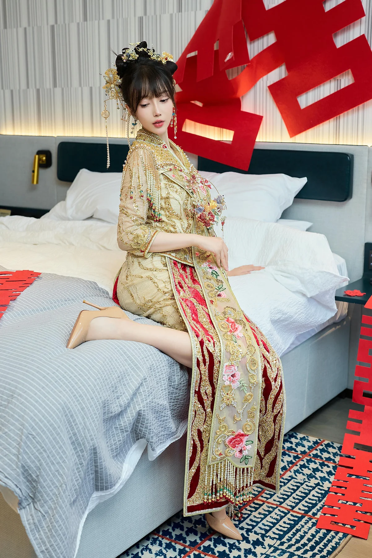 XiuRen 秀人 No.N447 玥儿玥性感秀禾服 - 8