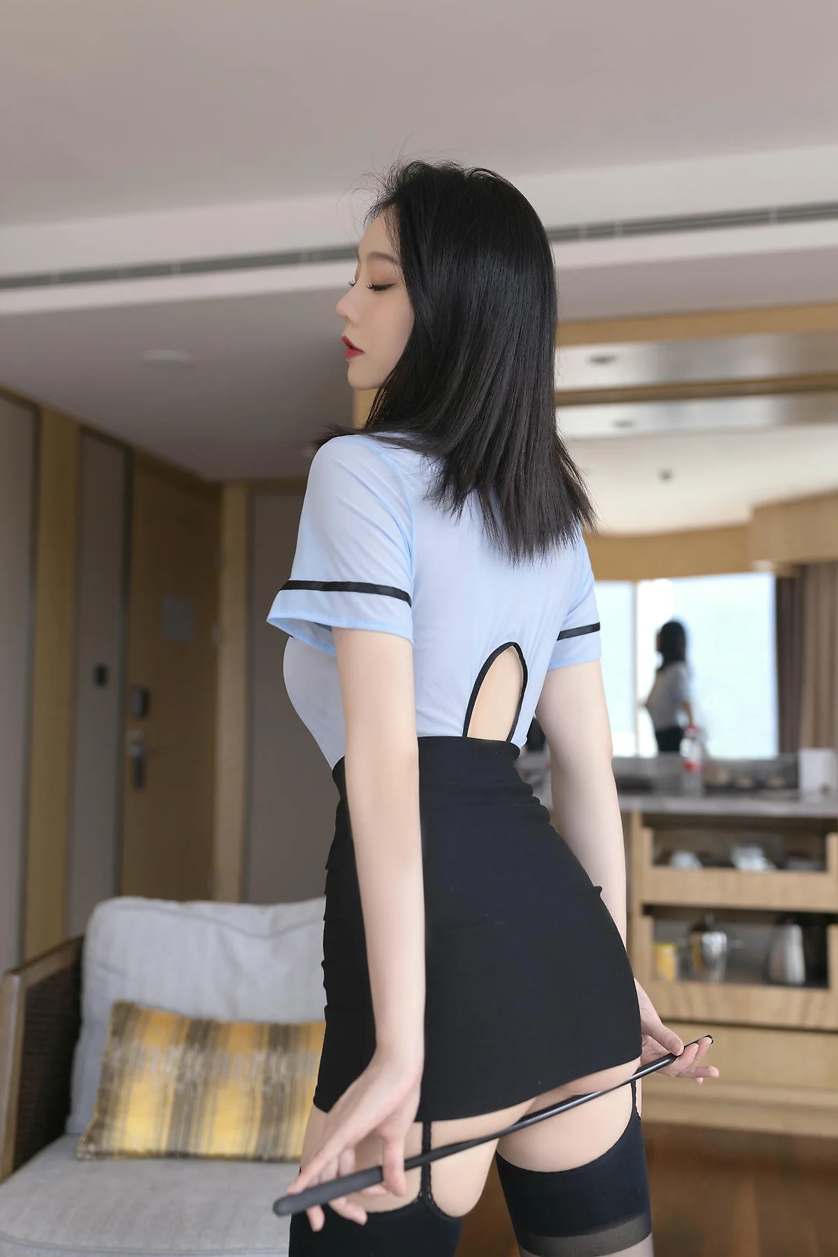 XiuRen 秀人 No.N464 安然anran透视警花制服写真 - 3