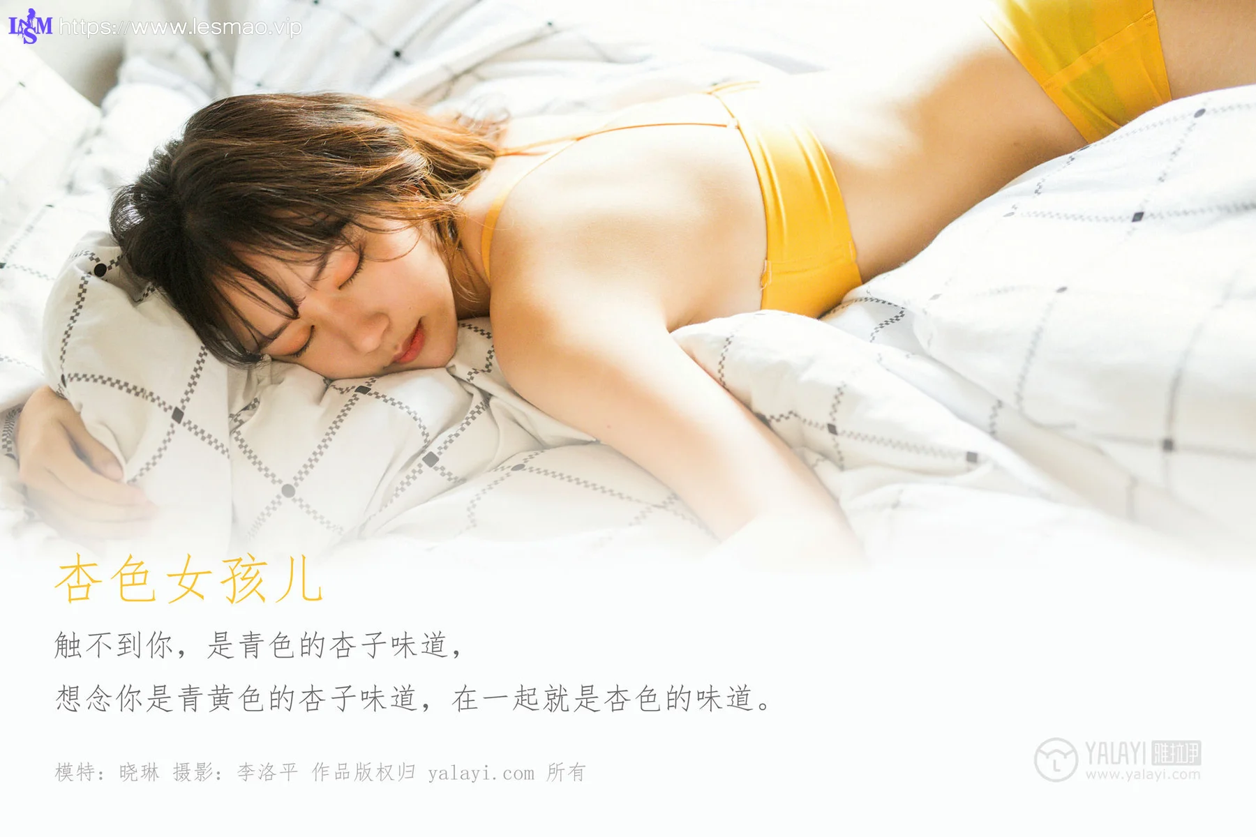 YALAYI 雅拉伊 Vol.511 杏色女孩儿 晓琳 - 1