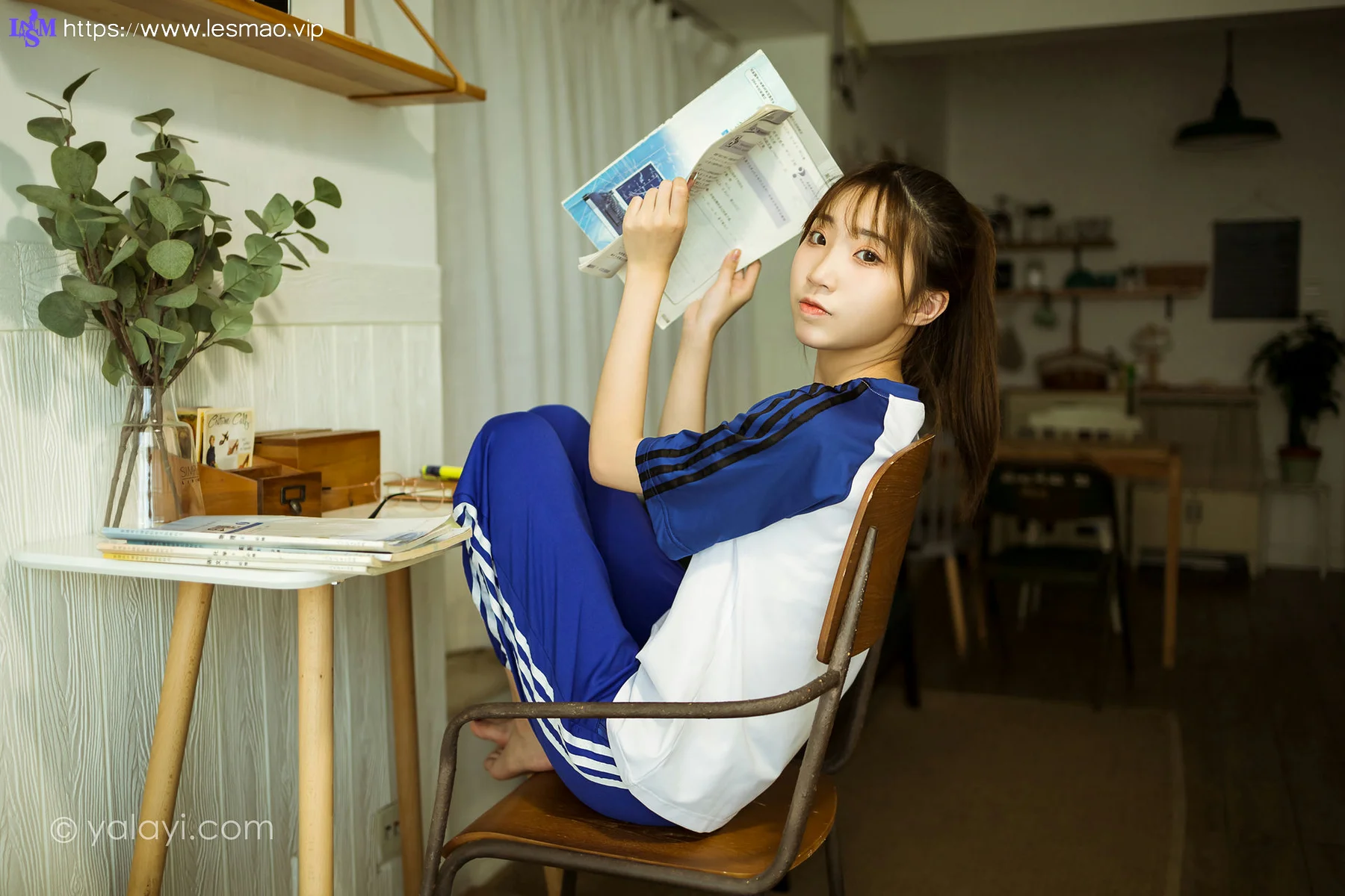 YALAYI 雅拉伊 Vol.718    小乔 学生制服一对一辅导 - 2