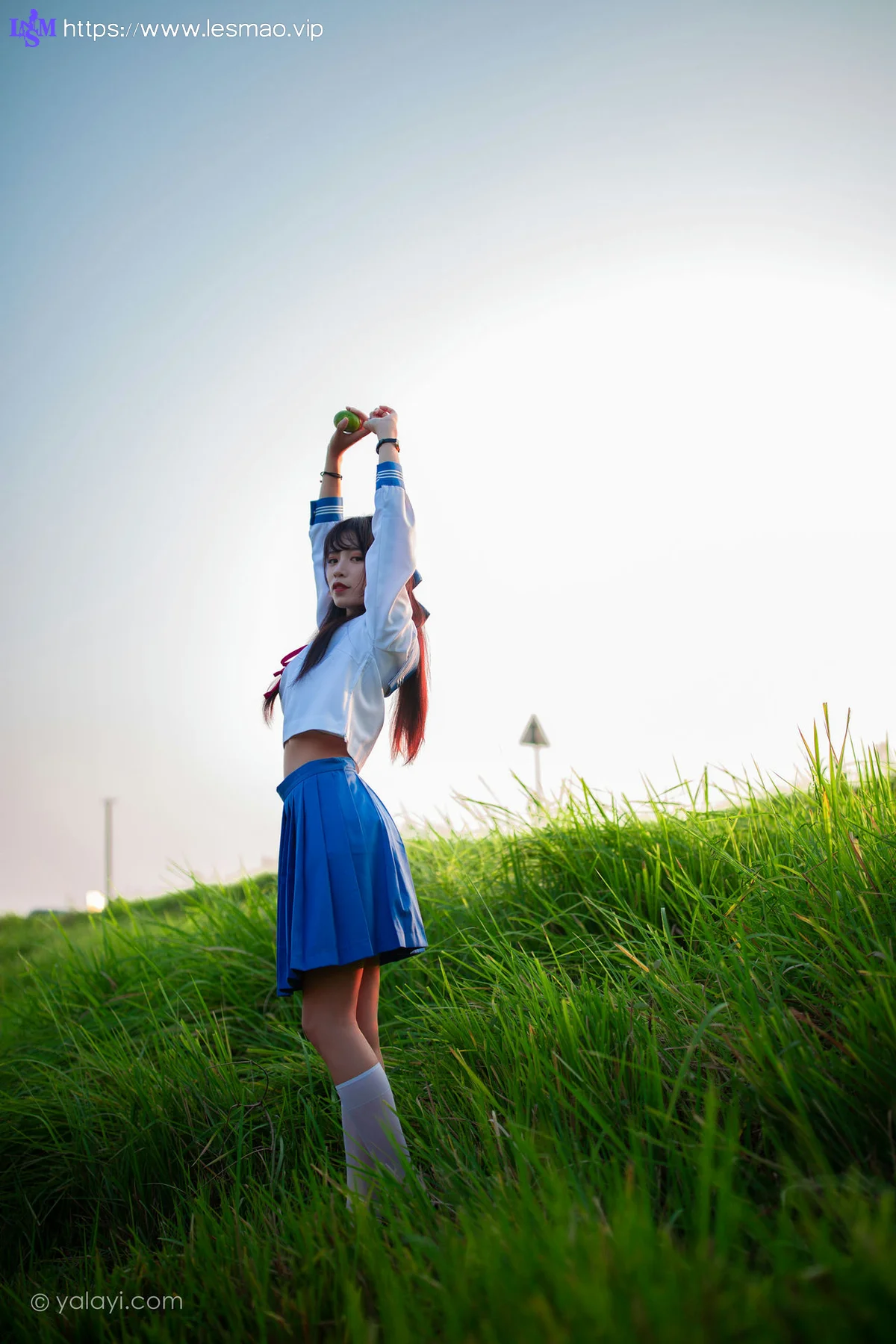 YALAYI 雅拉伊 Vol.723    丽雅 秋意浓 制服少女 - 2