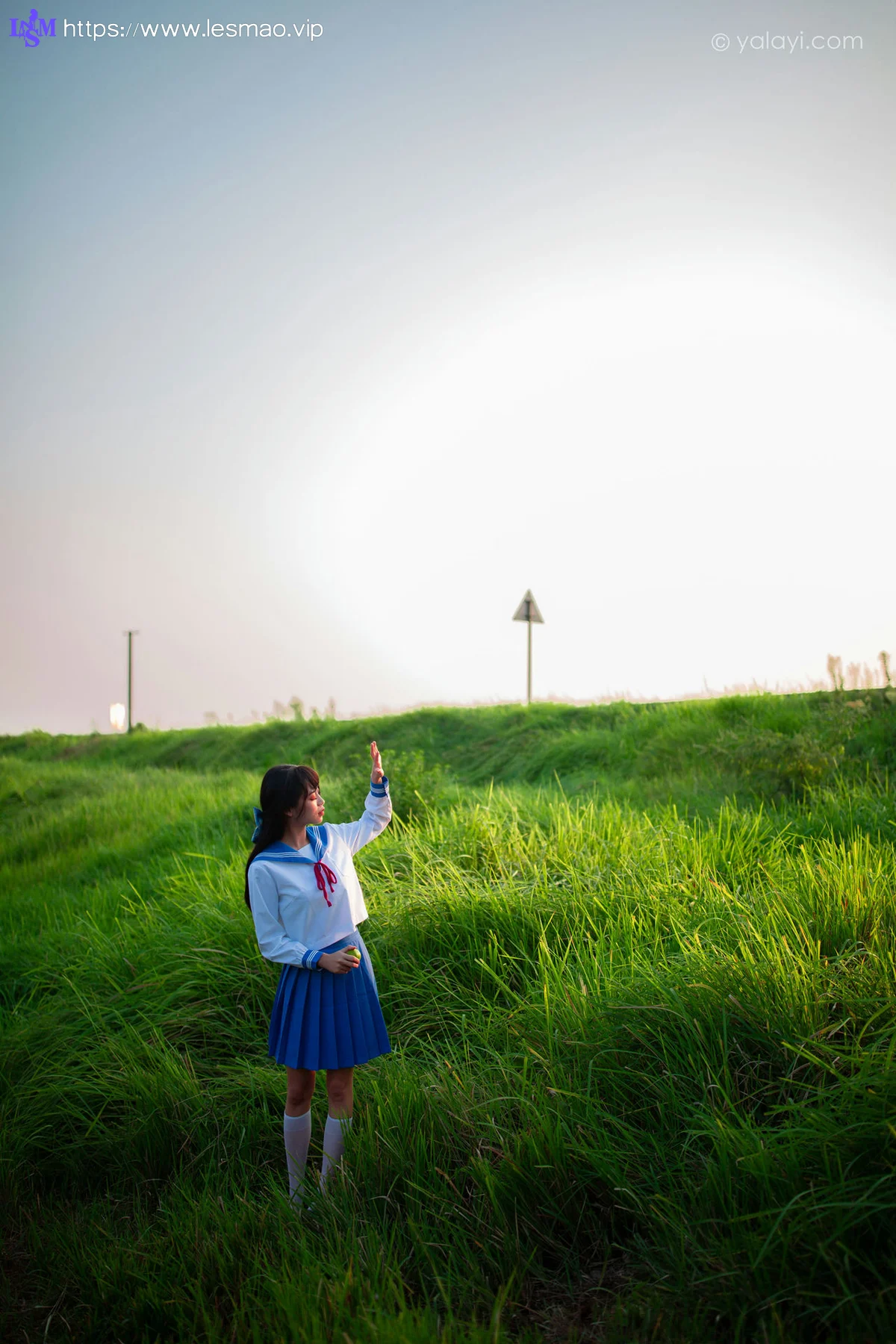YALAYI 雅拉伊 Vol.723    丽雅 秋意浓 制服少女 - 6