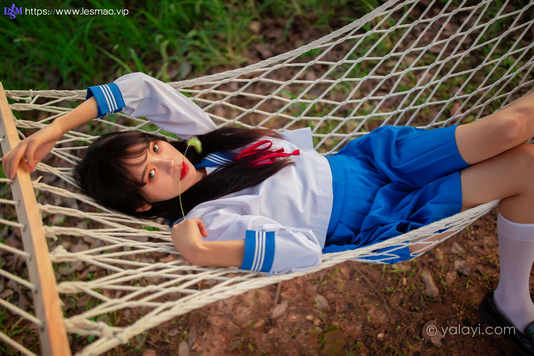 YALAYI 雅拉伊 Vol.723    丽雅 秋意浓 制服少女 - 8