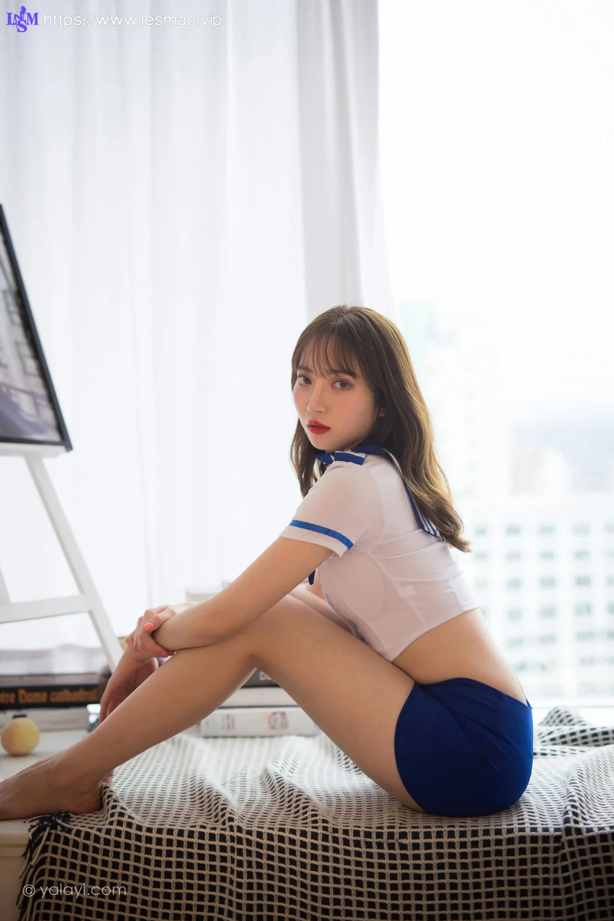 YALAYI 雅拉伊 Vol.803   白雪 空中玩家 - 8