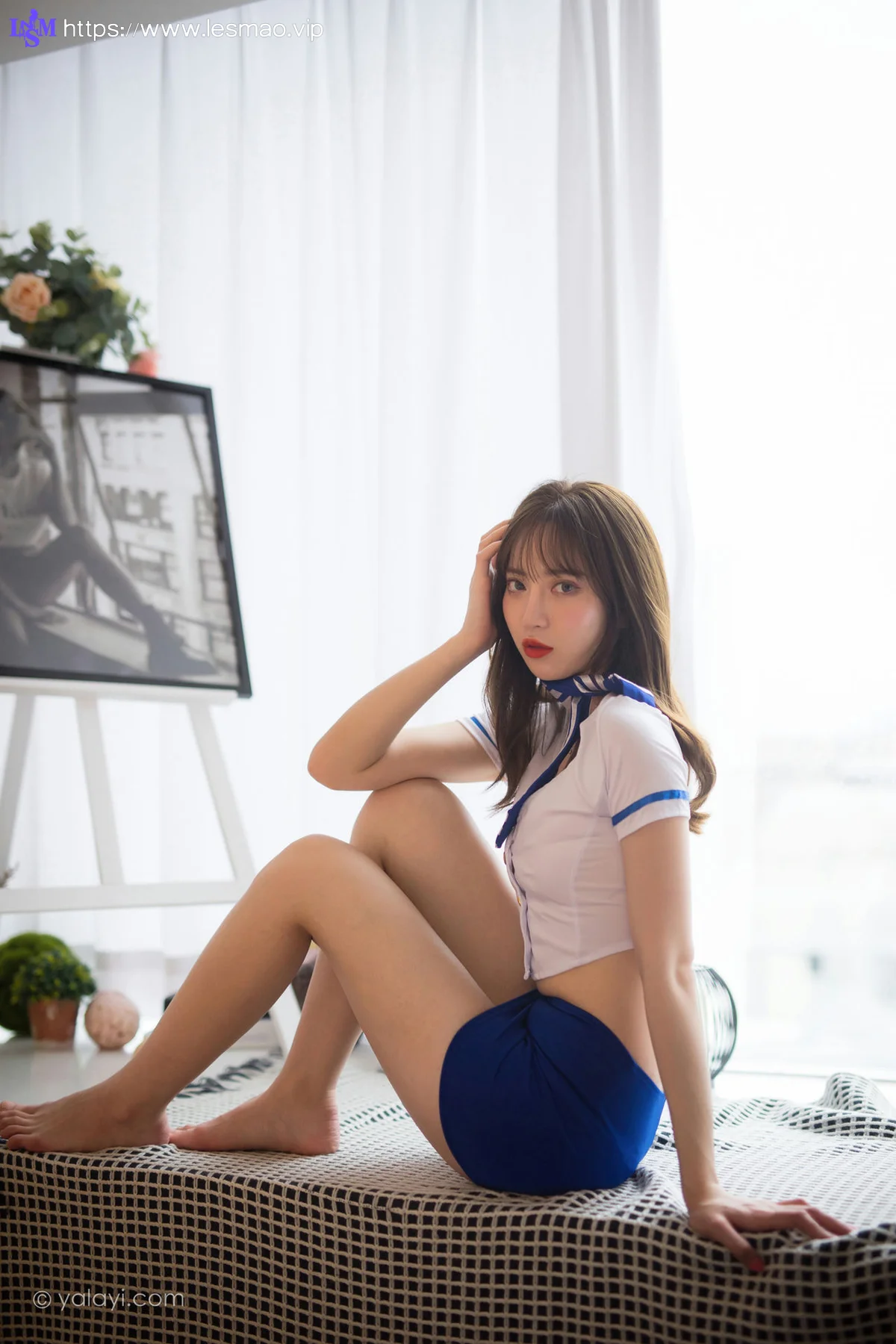 YALAYI 雅拉伊 Vol.803   白雪 空中玩家 - 10
