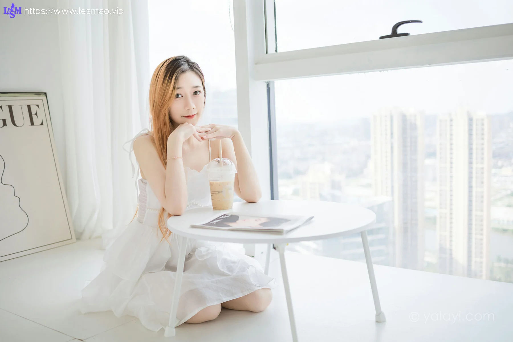 YALAYI 雅拉伊 Vol.947  夜夜 白衣丽人 - 3