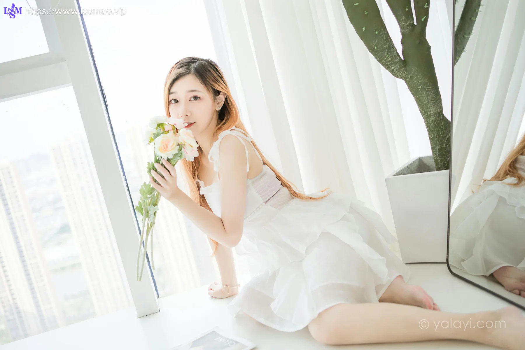 YALAYI 雅拉伊 Vol.947  夜夜 白衣丽人 - 5