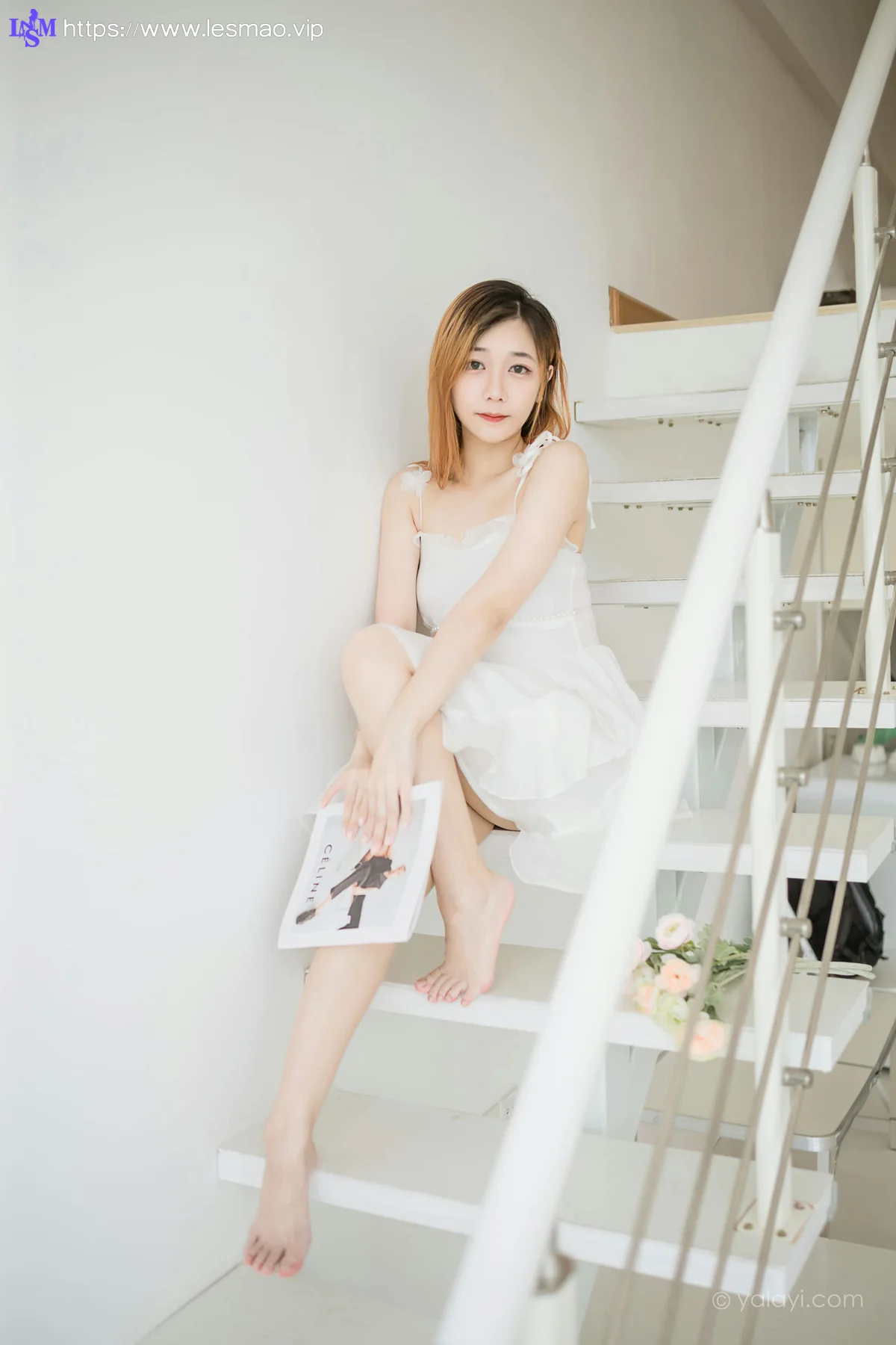 YALAYI 雅拉伊 Vol.947  夜夜 白衣丽人 - 10