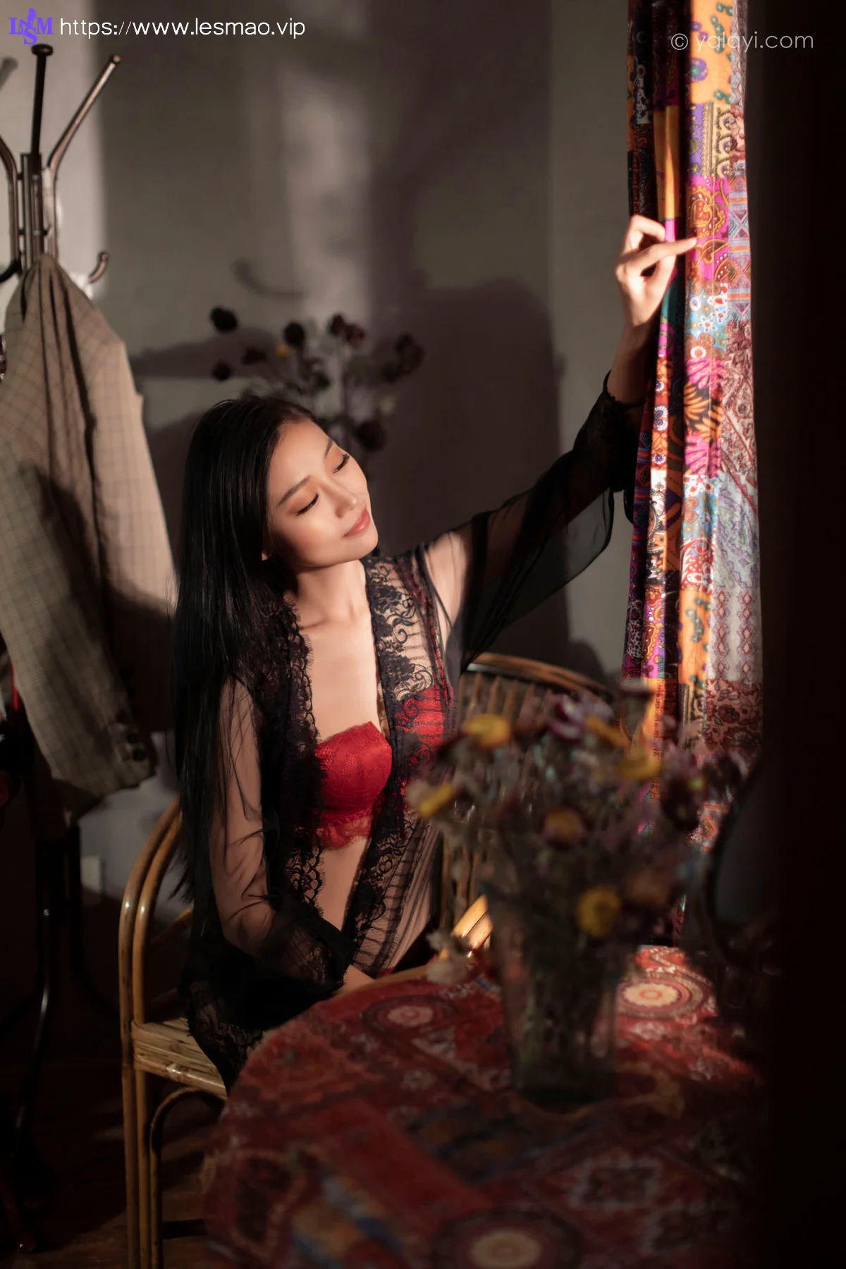 YALAYI 雅拉伊 Vol.959   图雅 一抹红色 - 4