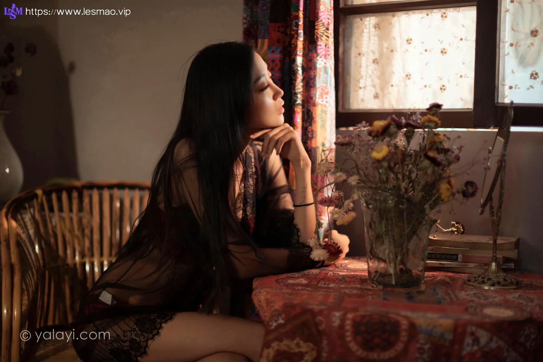 YALAYI 雅拉伊 Vol.959   图雅 一抹红色 - 5