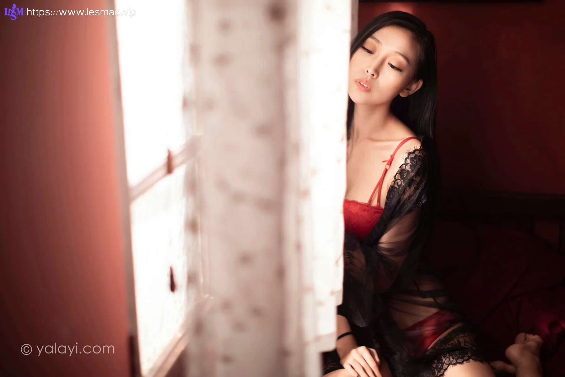 YALAYI 雅拉伊 Vol.959   图雅 一抹红色 - 2