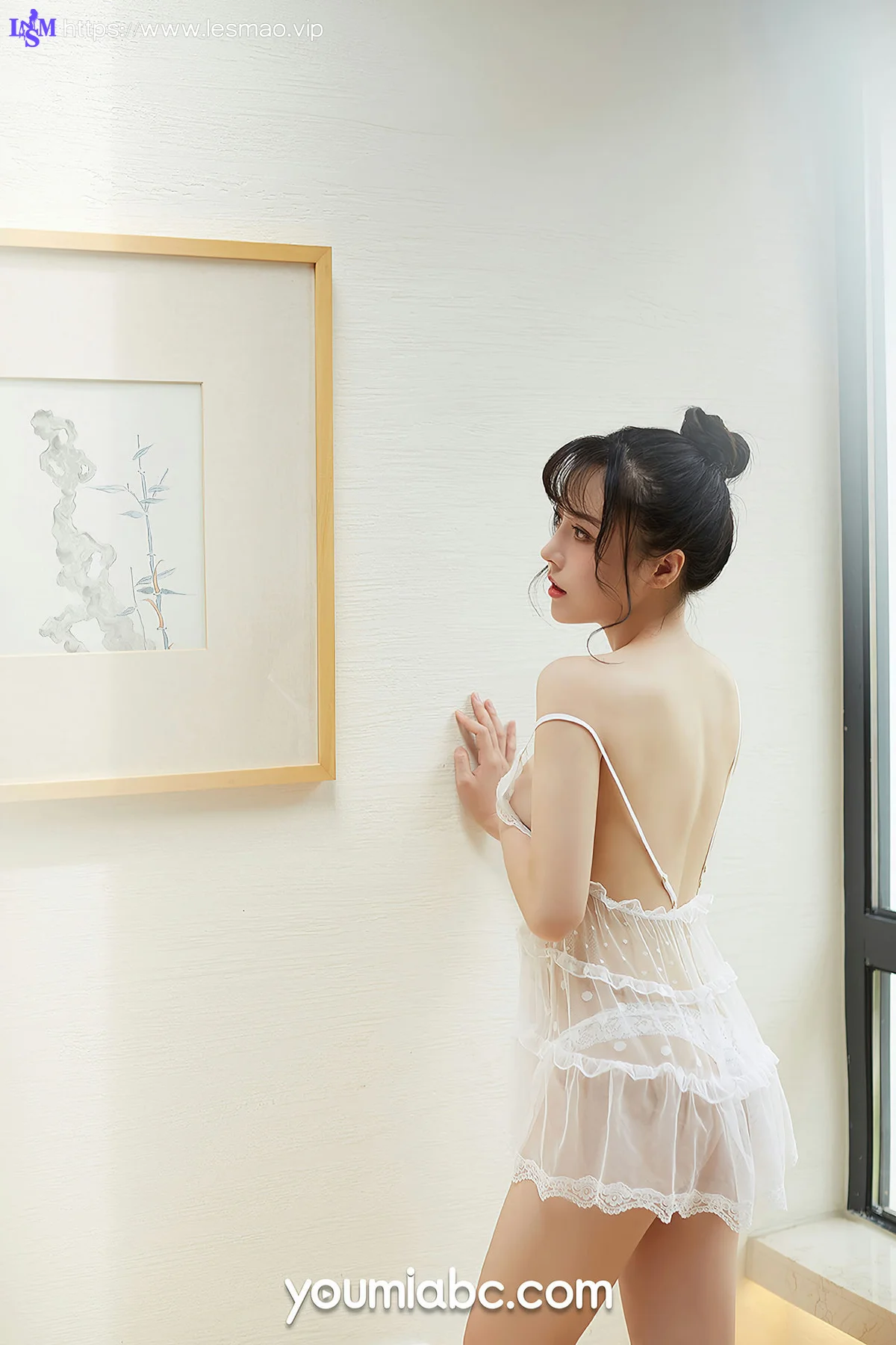 YOUMEI 尤美   白亦ada 透视玉背美女 - 1