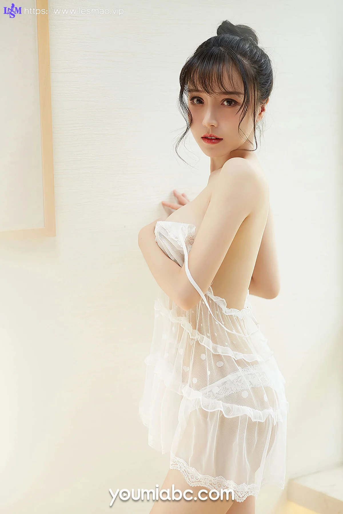 YOUMEI 尤美   白亦ada 透视玉背美女 - 7