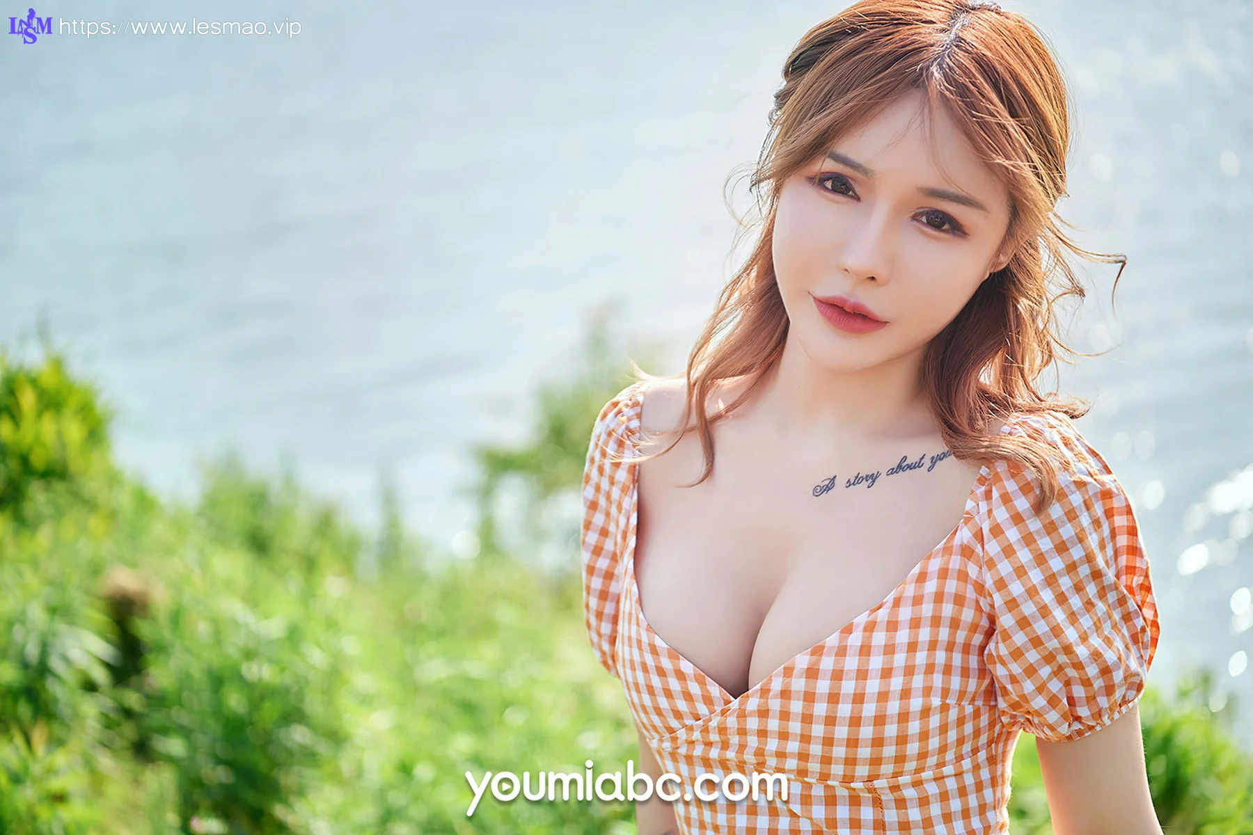 YOUMEI 尤美 可可 性感格子裙子 - 5