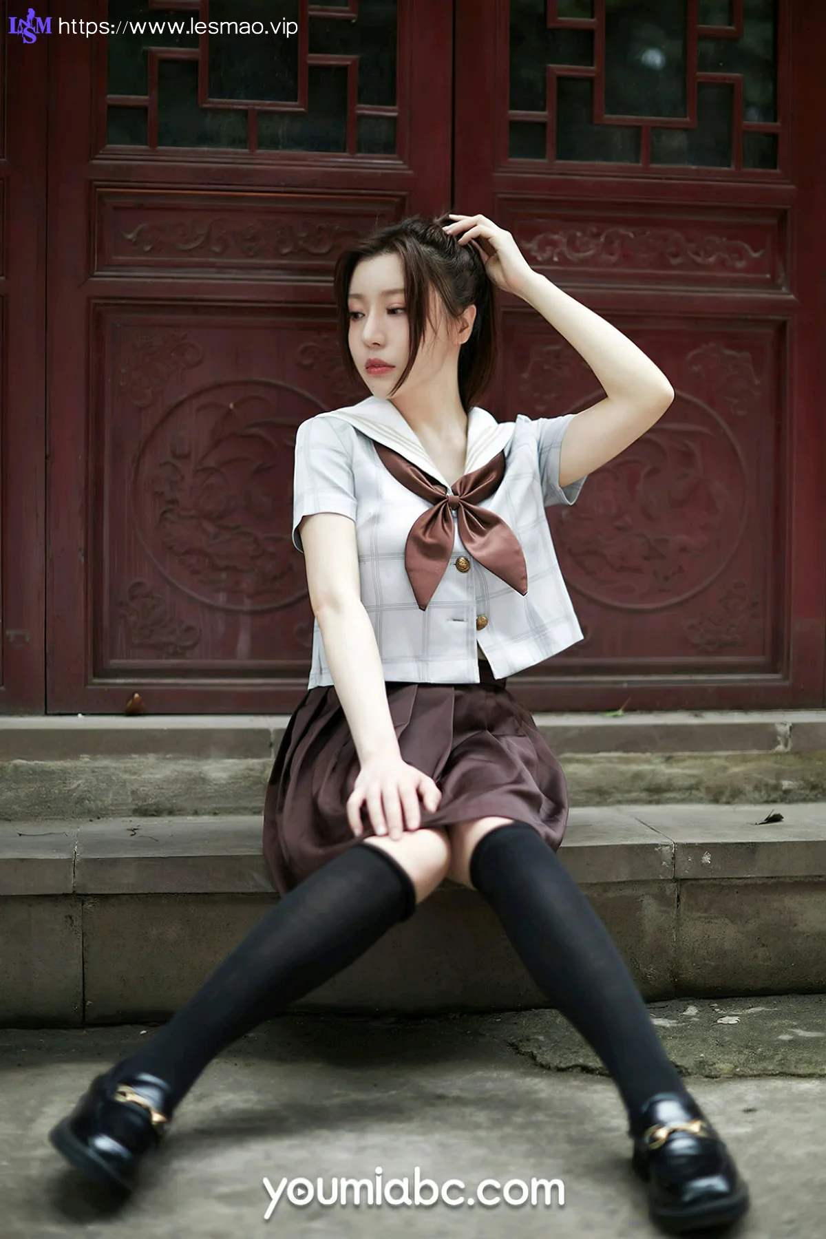YOUMEI 尤美  2022-08-09-1 白亦 jk少女 - 10