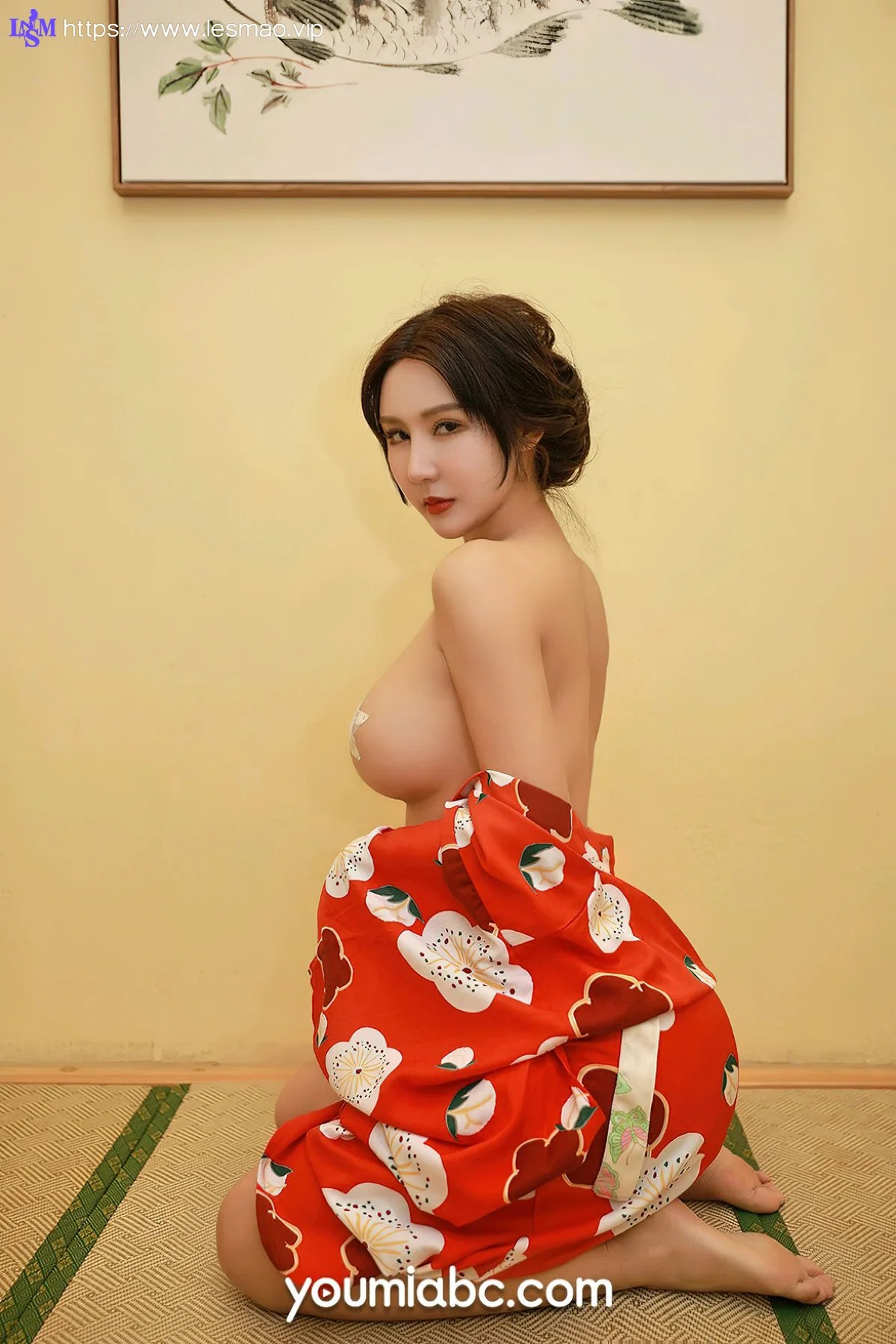 YOUMEI 尤美  2022-08-28-1 娜依灵儿 爆乳和服 - 10