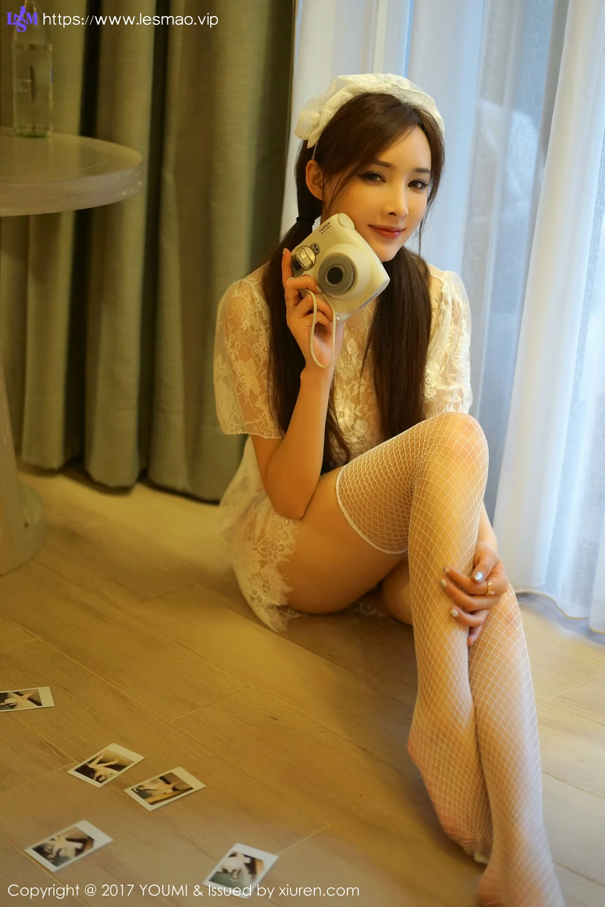 YOUMI 尤蜜荟 Vol.052 Modo 土肥圆矮挫穷 女仆制服 - 4