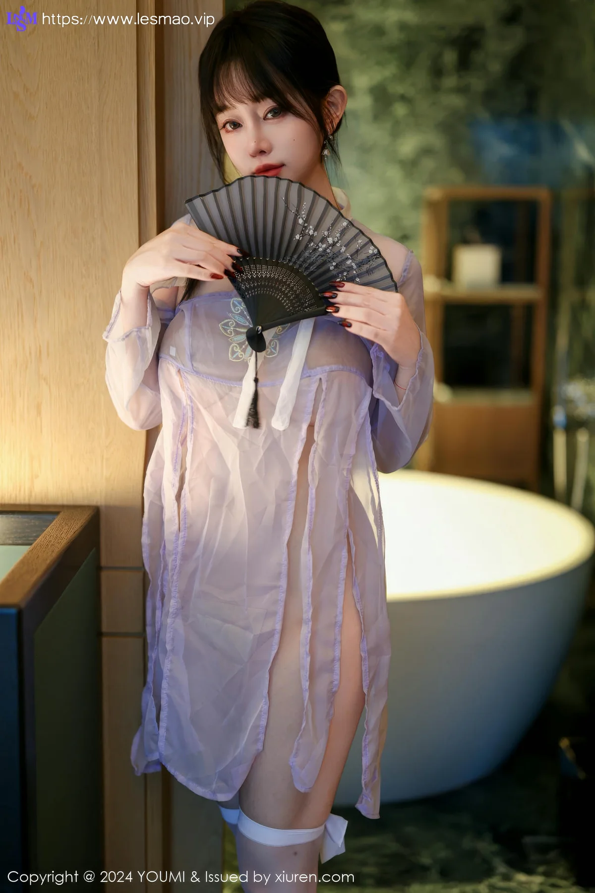 YOUMI 尤蜜荟 Vol.1114 王雨纯 透视乳贴玉体 - 5