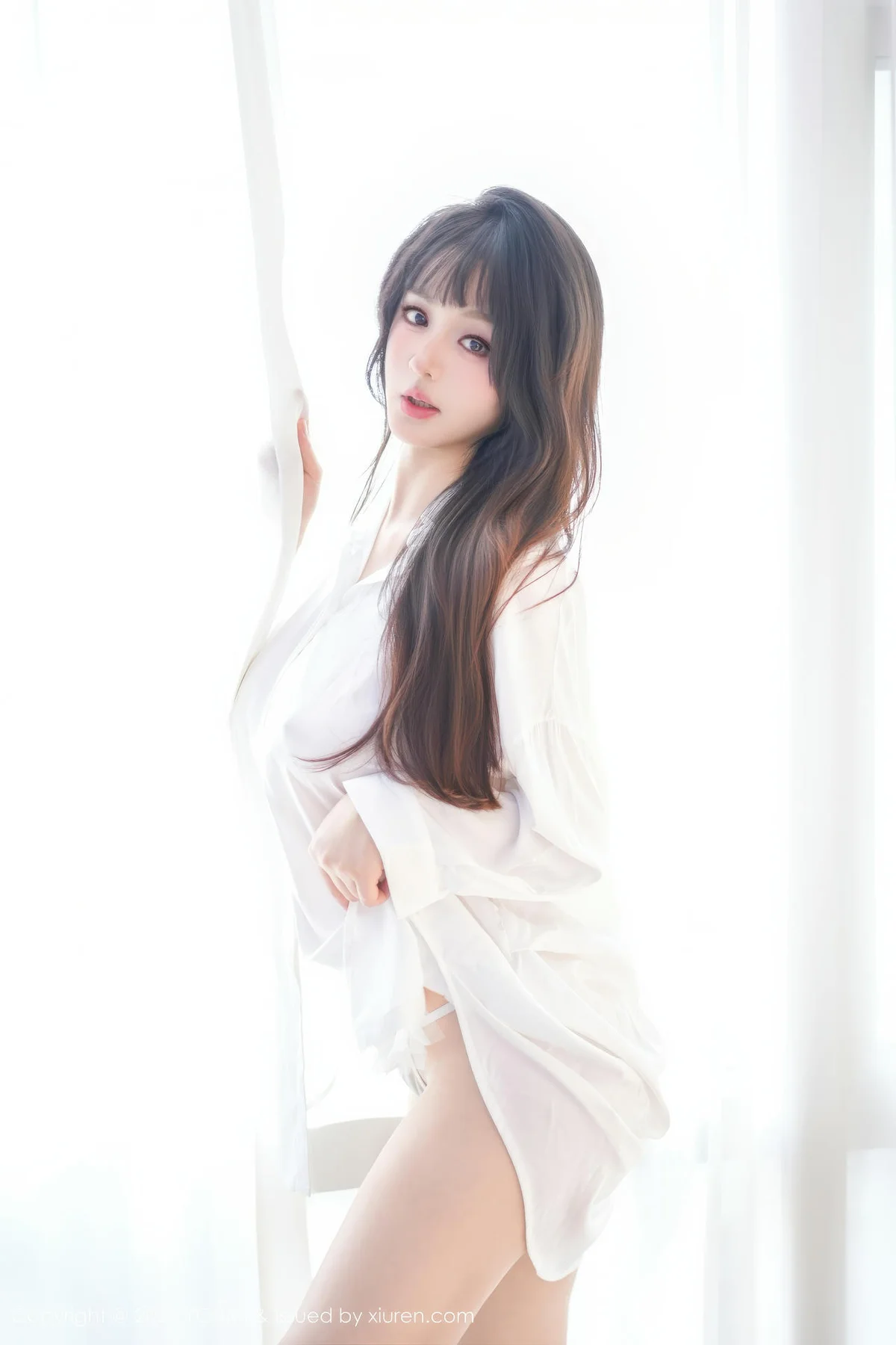 YOUMI 尤蜜荟 Vol.1199 沈南汐RuRu 白色衬衫情趣内衣 - 7
