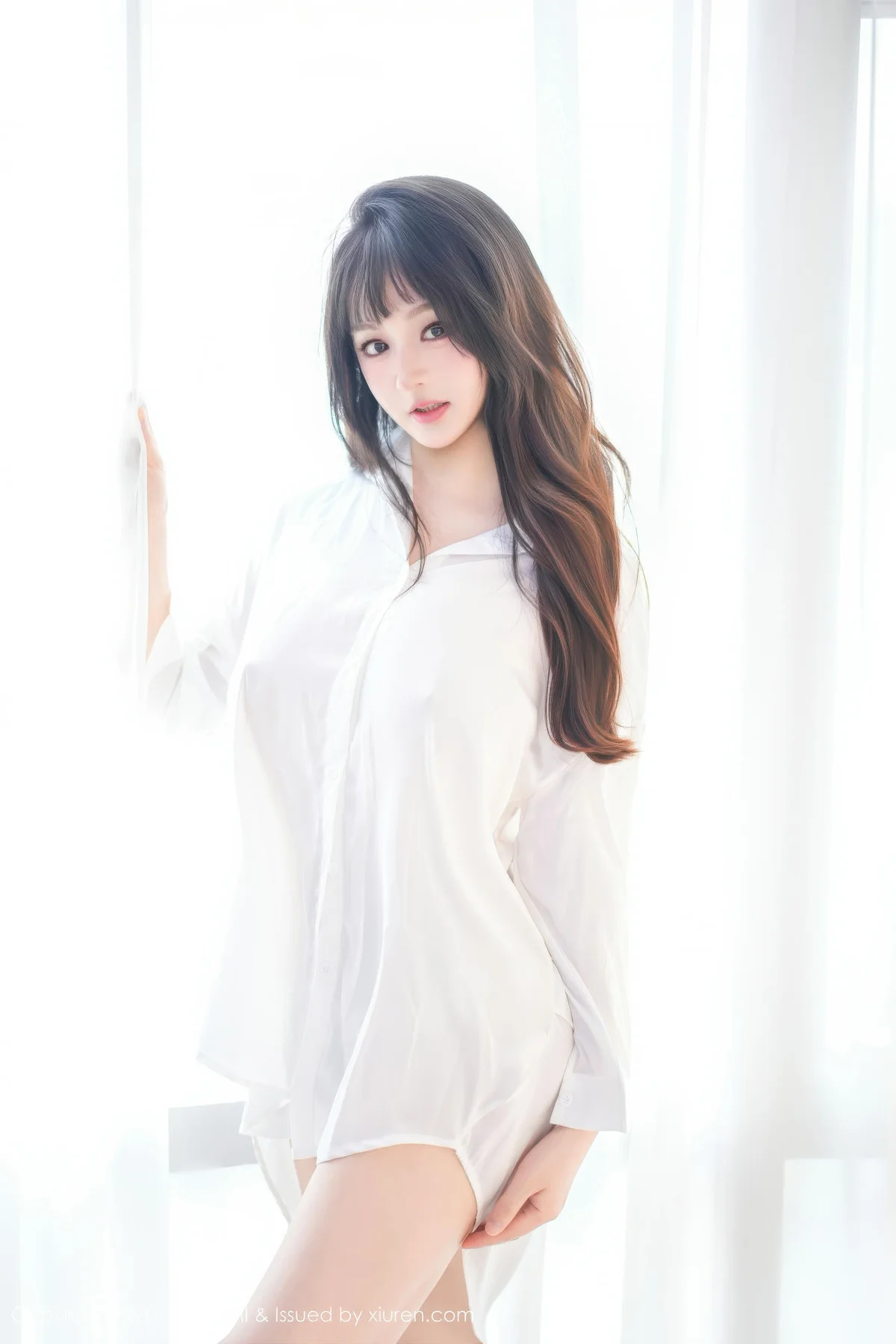 YOUMI 尤蜜荟 Vol.1199 沈南汐RuRu 白色衬衫情趣内衣 - 9