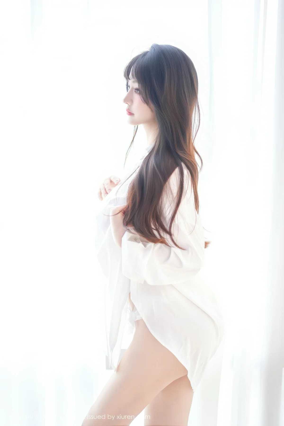 YOUMI 尤蜜荟 Vol.1199 沈南汐RuRu 白色衬衫情趣内衣 - 2