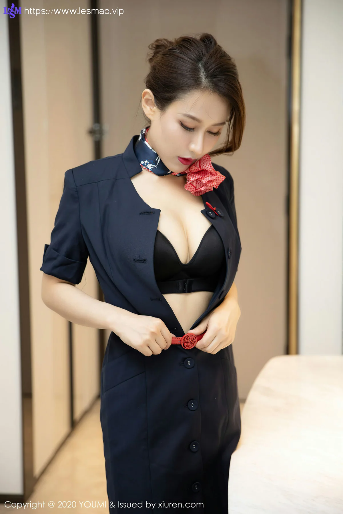YOUMI 尤蜜荟 Vol.536 徐安安 制服空姐 - 6