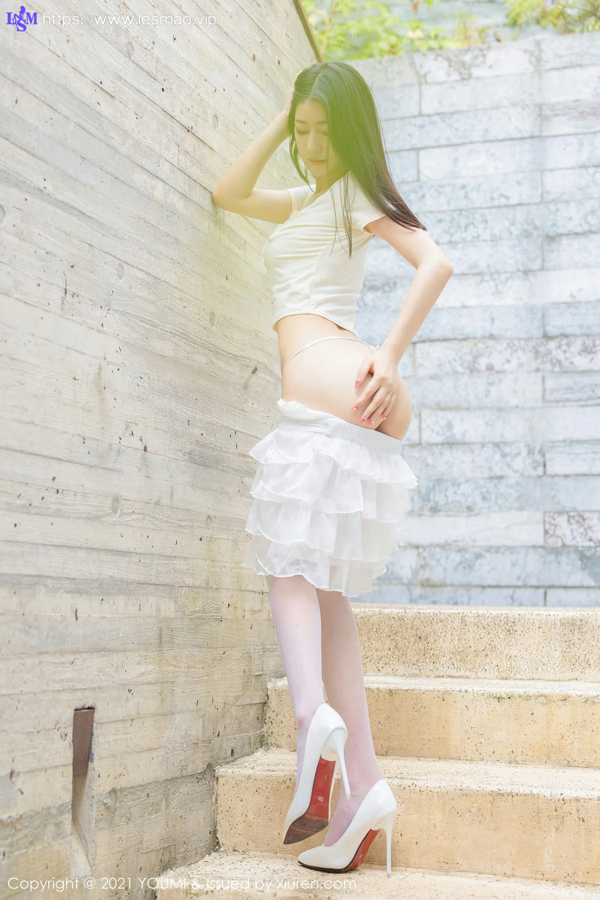 YOUMI 尤蜜荟 Vol.708 轻透迷人服饰 熊小诺 阳朔旅拍22 - 5