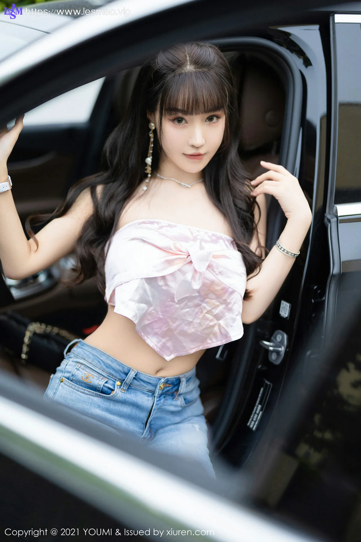 YOUMI 尤蜜荟 Vol.725 户外车内拍摄 朱可儿Flower 成都旅拍33 - 10