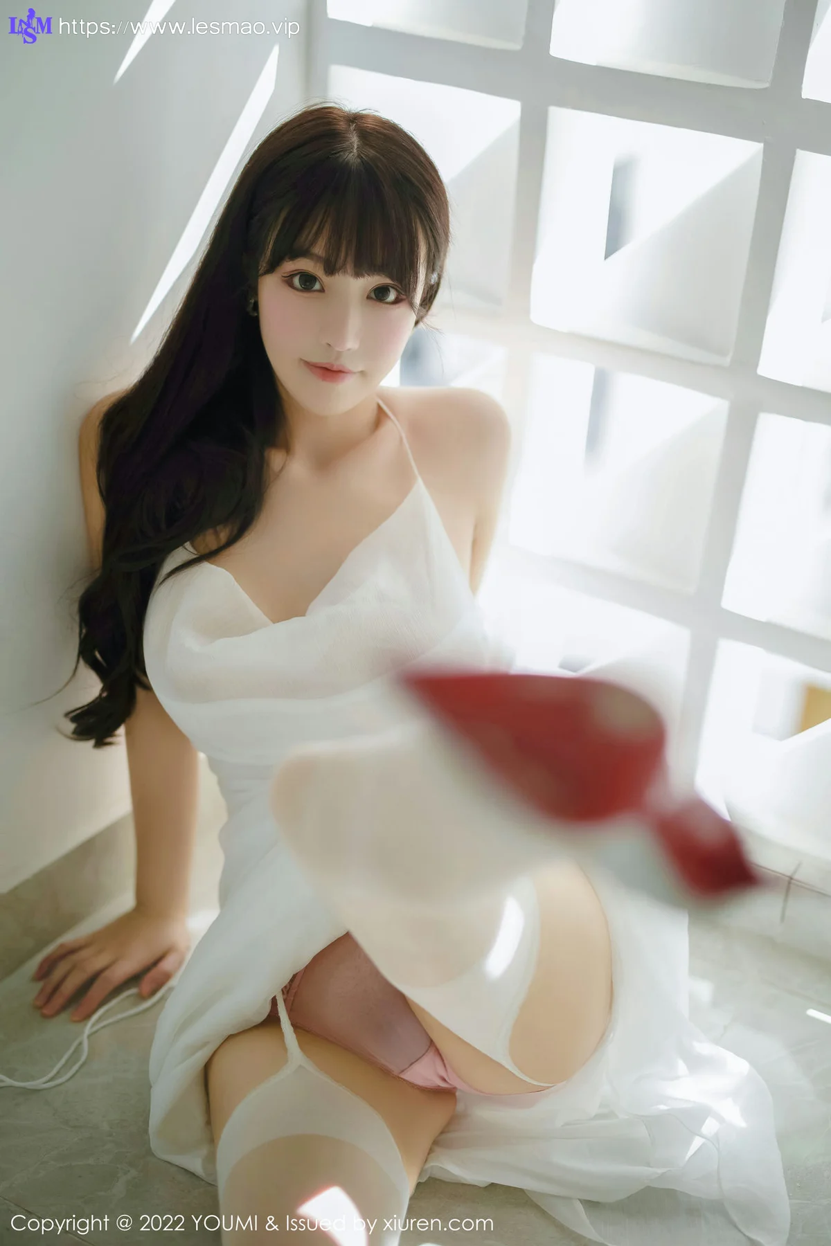 YOUMI 尤蜜荟 Vol.856 朱可儿Flora 娇柔丰满白色丝袜西双版纳... - 7