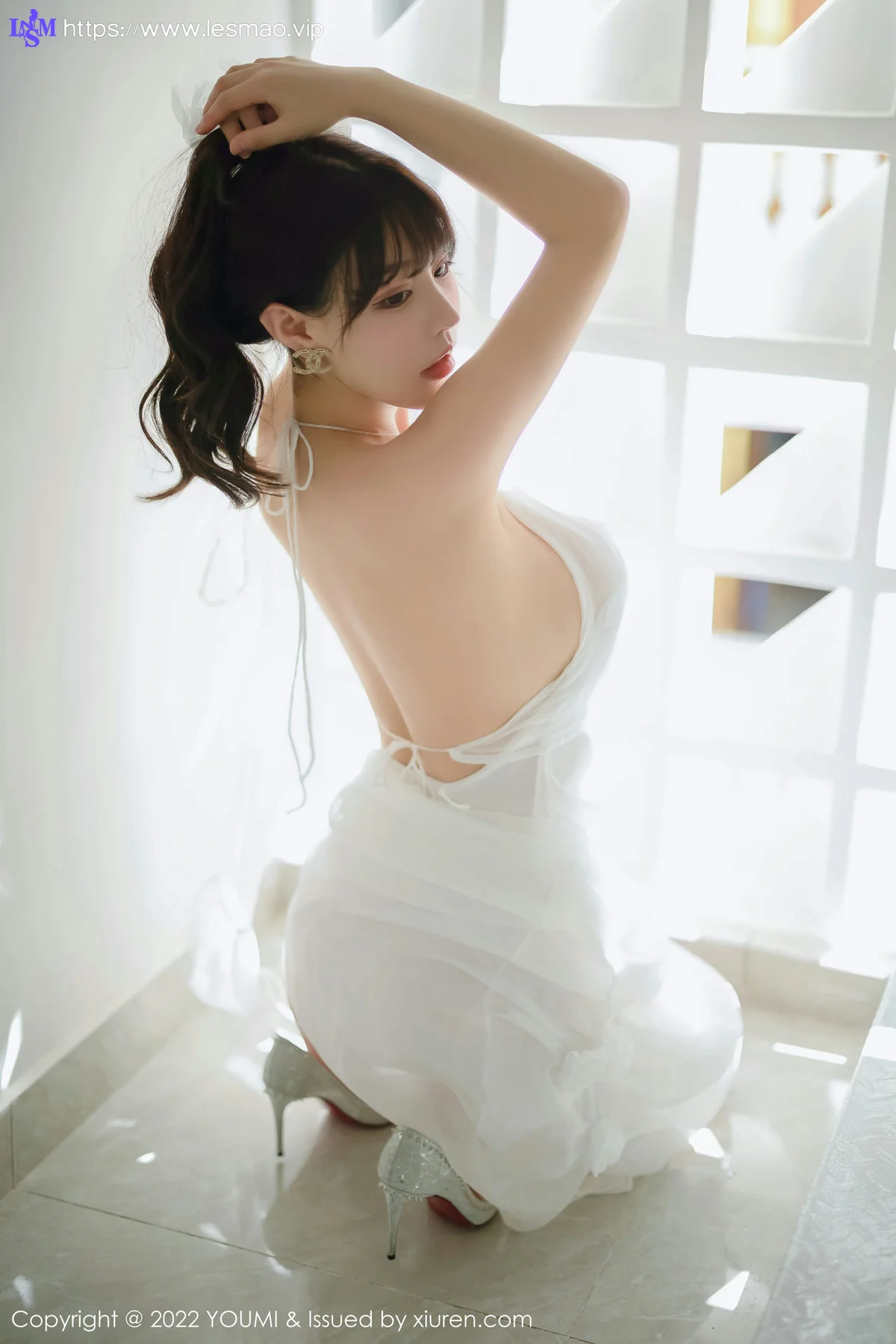 YOUMI 尤蜜荟 Vol.856 朱可儿Flora 娇柔丰满白色丝袜西双版纳... - 10