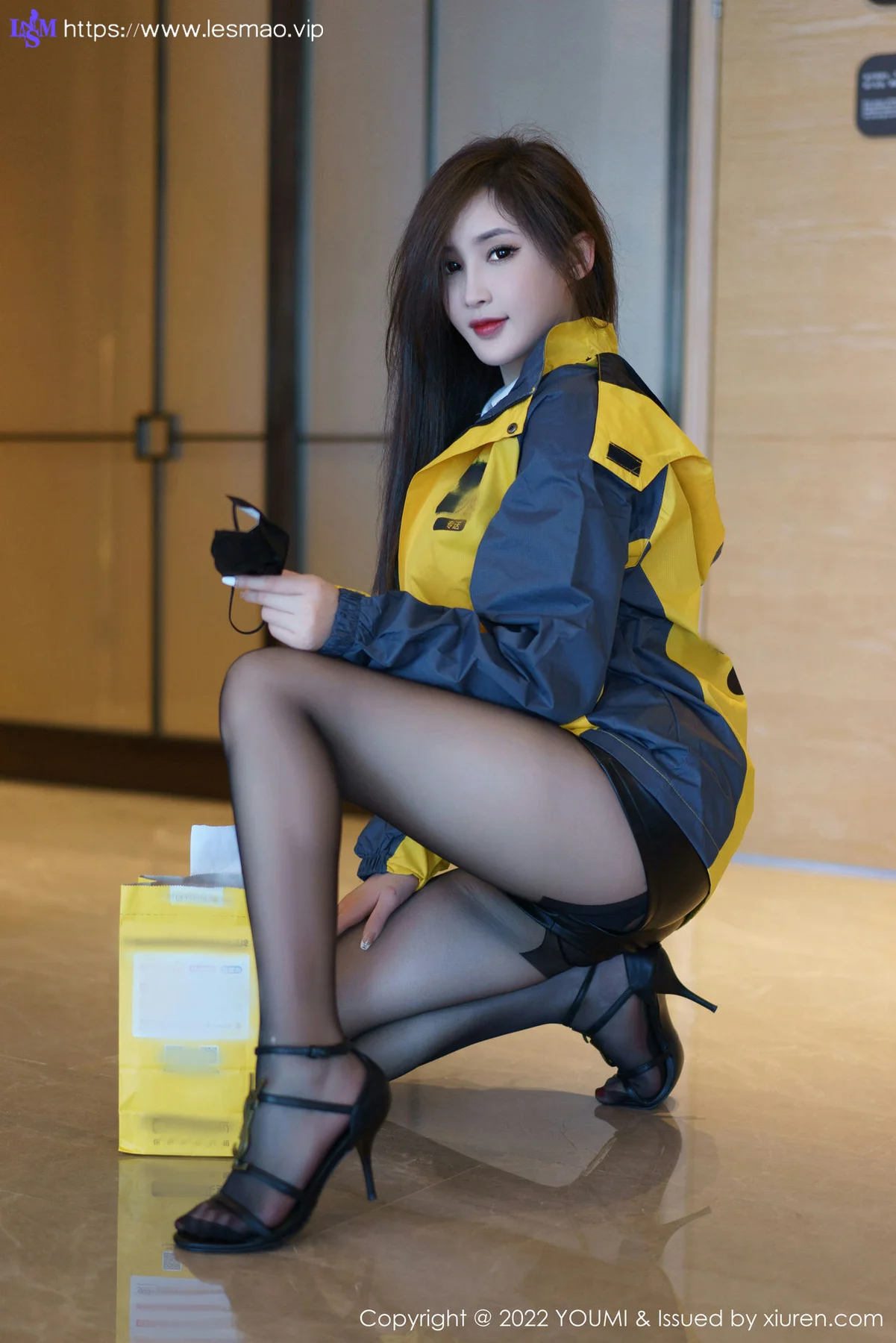 YOUMI 尤蜜荟 Vol.884 Carol周妍希 外卖配送员角色扮演三亚旅拍 - 8